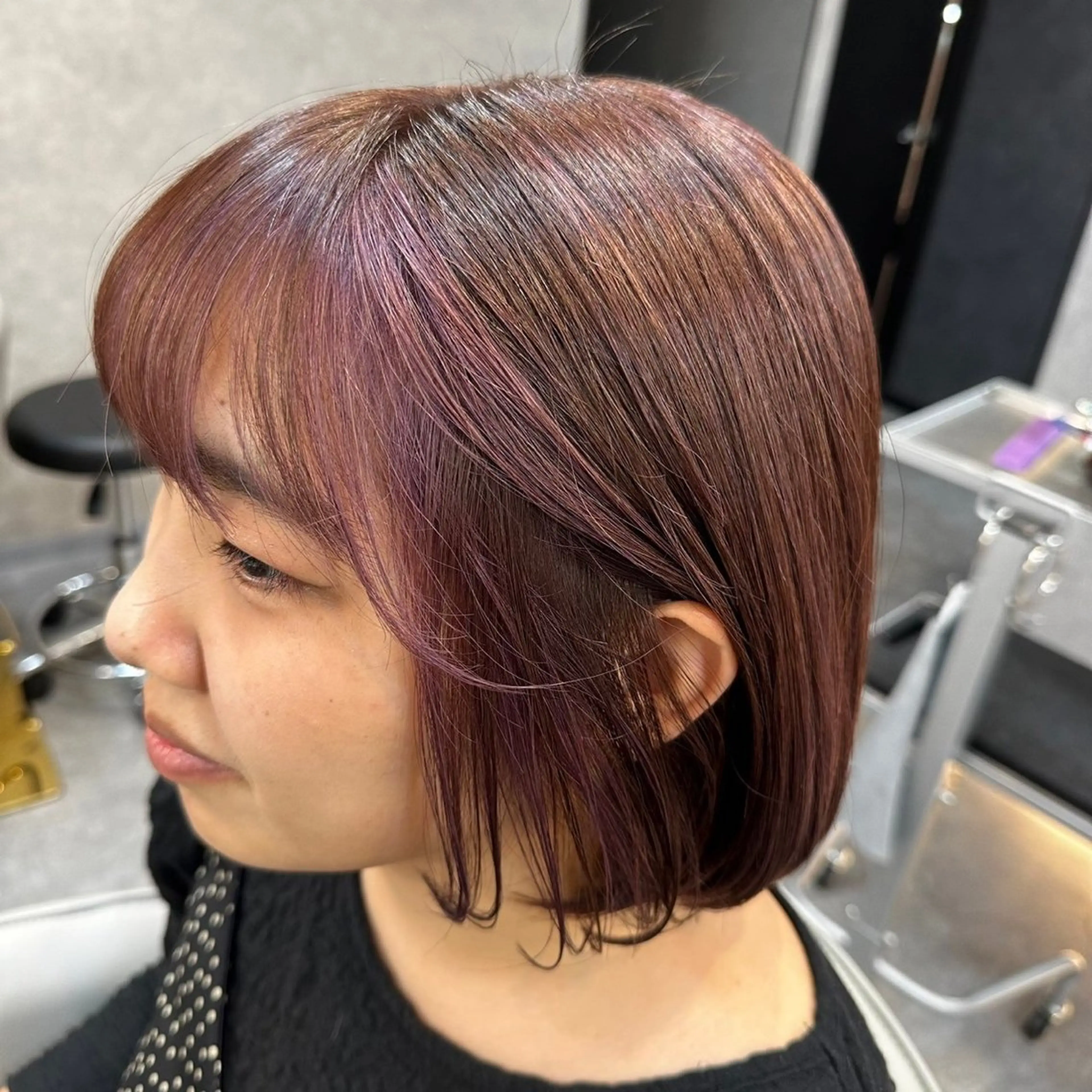 ミディアム カット ヘアカラー MIKI /LAZO 千歳船橋のヘアスタイル