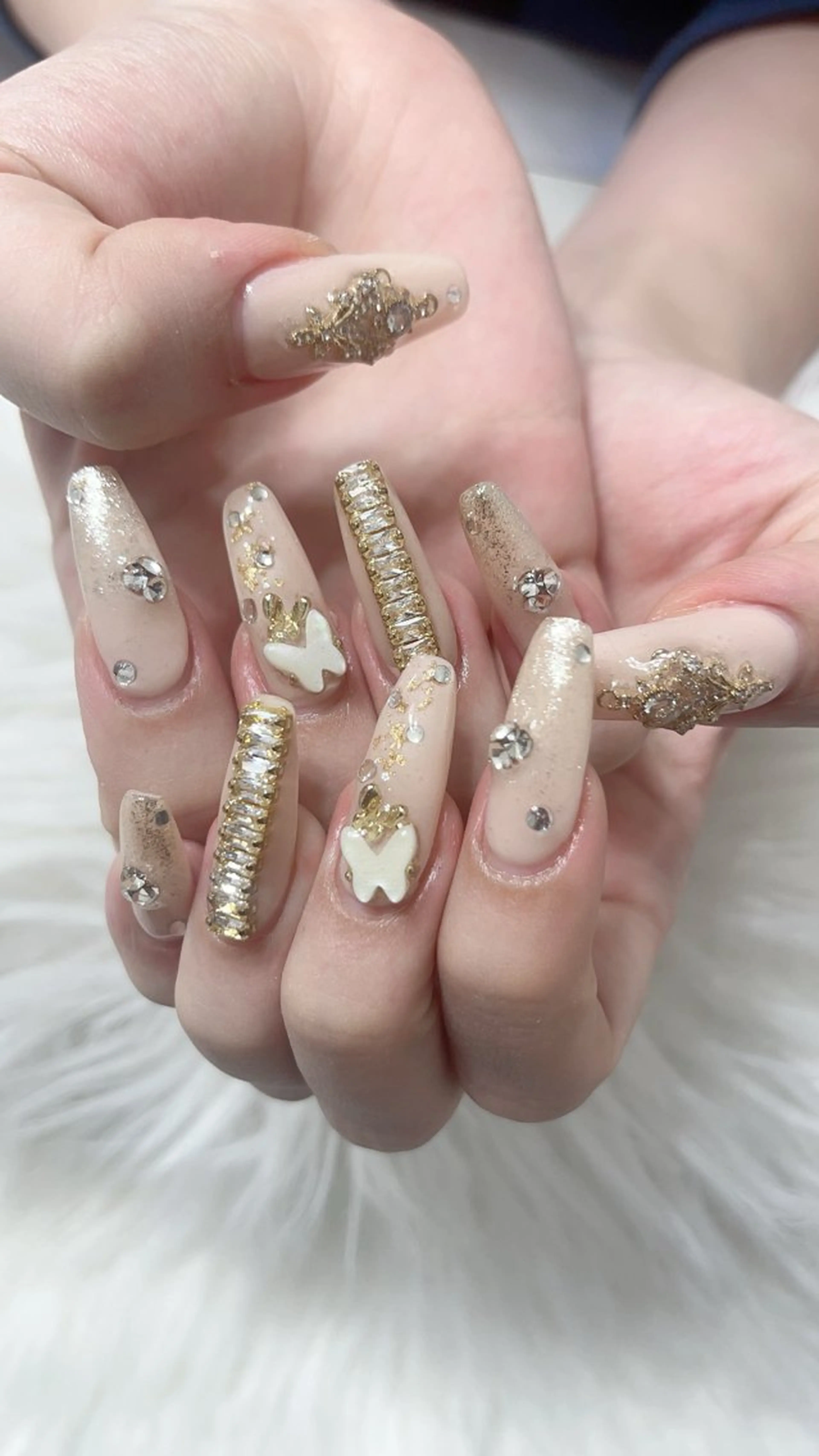 ネイル 韓国ネイル ワンホンネイル 冬ネイル 菲菲ネイルサロン所属・FJ ネイルサロンのネイルデザイン