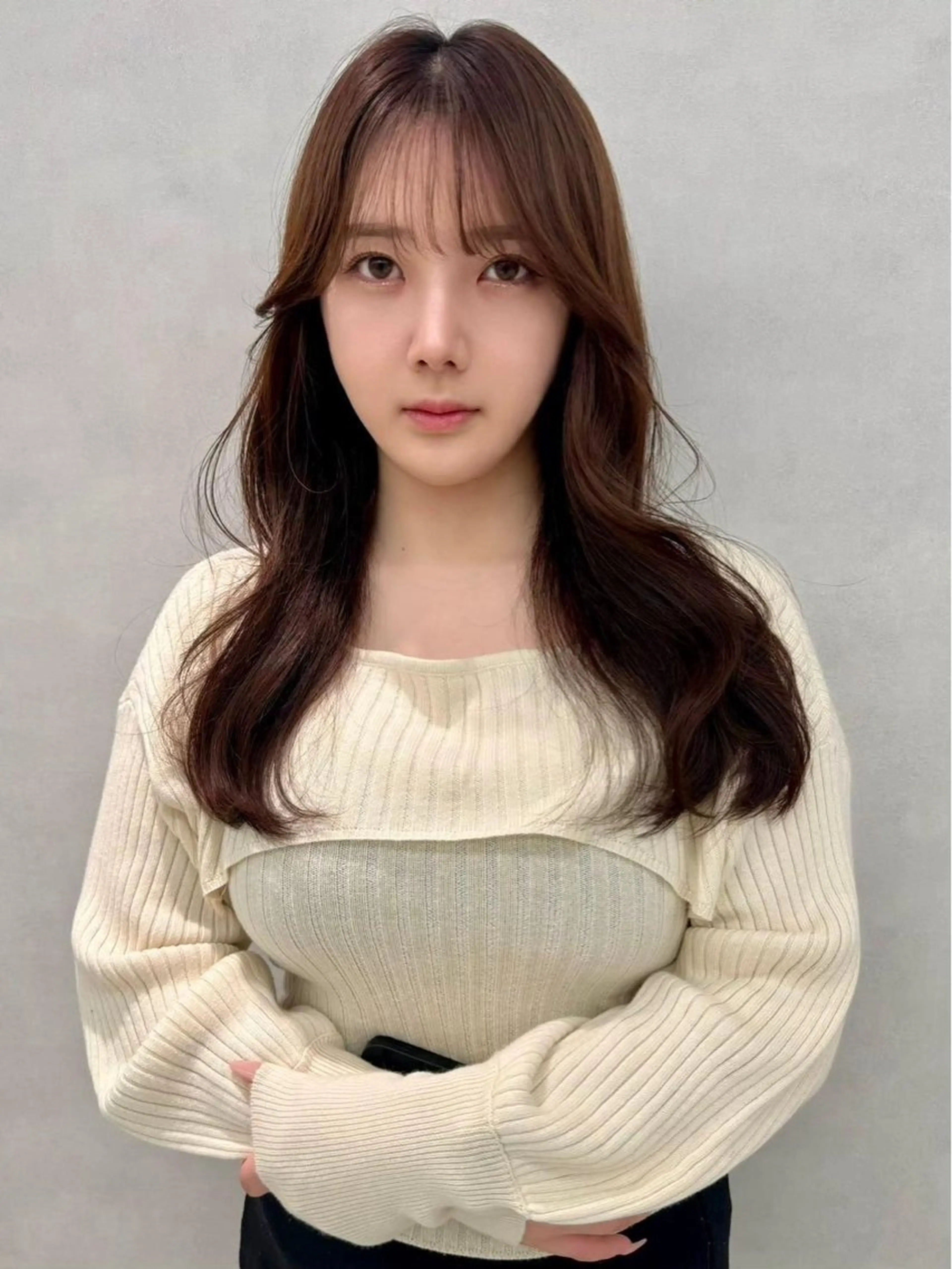 ロング カラー ヘアアレンジ アッシュ 透明感カラー グレージュ 髪質改善 ✨レイヤー/ 透明感カラー✨冨永剛のヘアスタイル