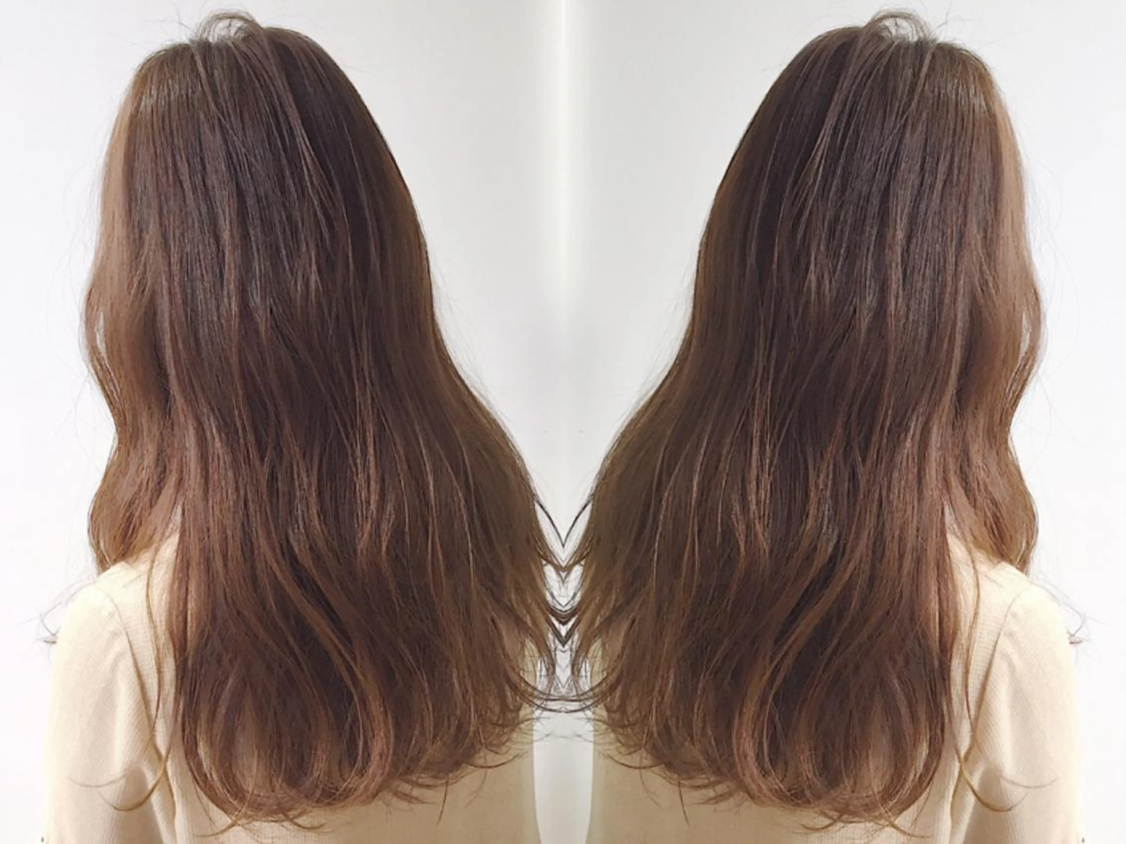 セミロング カラー ヘアアレンジ アッシュ ブリーチ 透明感カラー グラデーションカラー ラベンダーカラー ヘアカラー トリートメント ヘアセット ✨ハイクオリティ✨ 山本香也のヘアスタイル