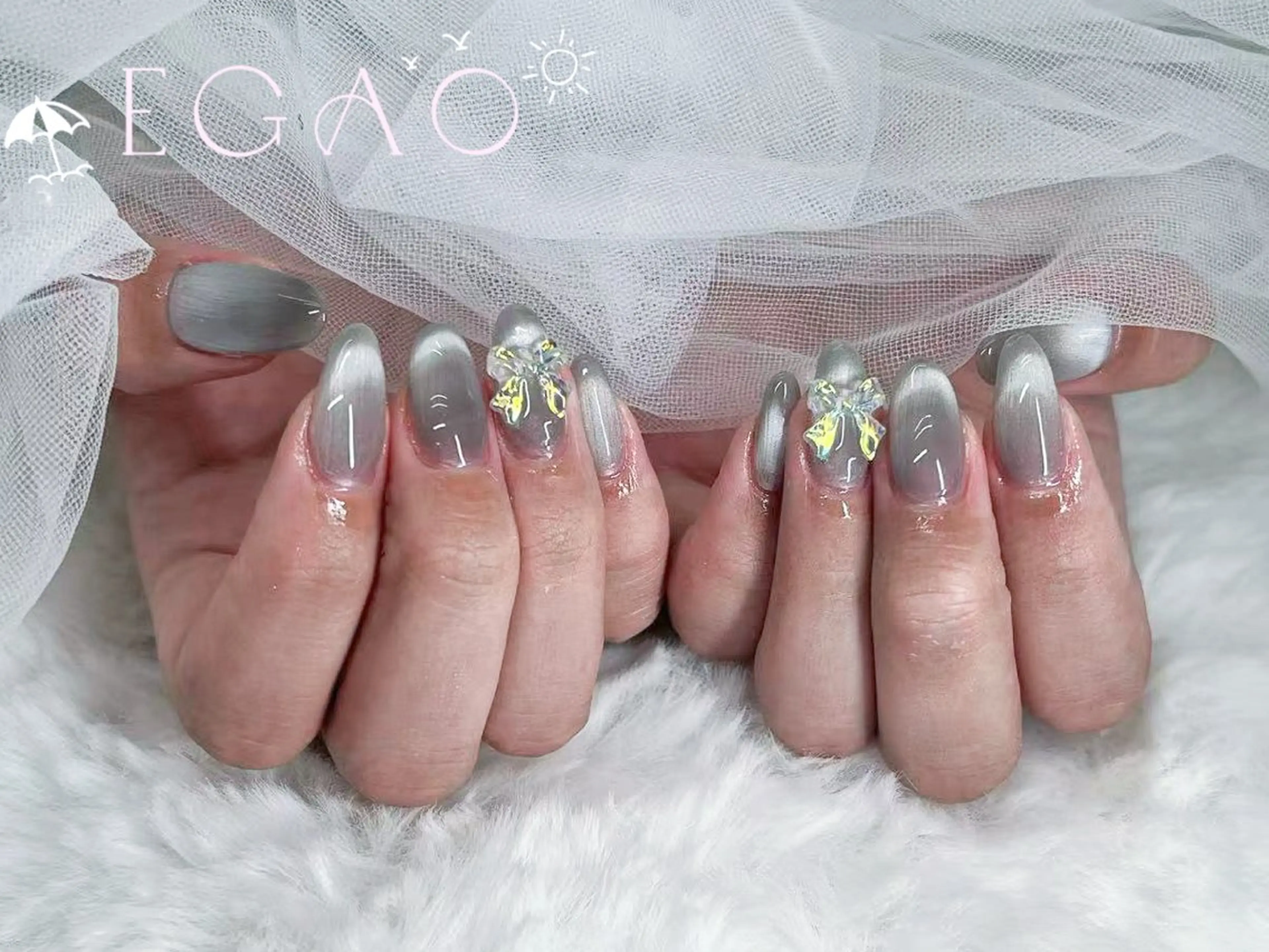 ネイル アートネイル フットネイル フレンチネイル ジェルネイル グラデーション ハンドネイル Egao Nail Salonのネイルデザイン