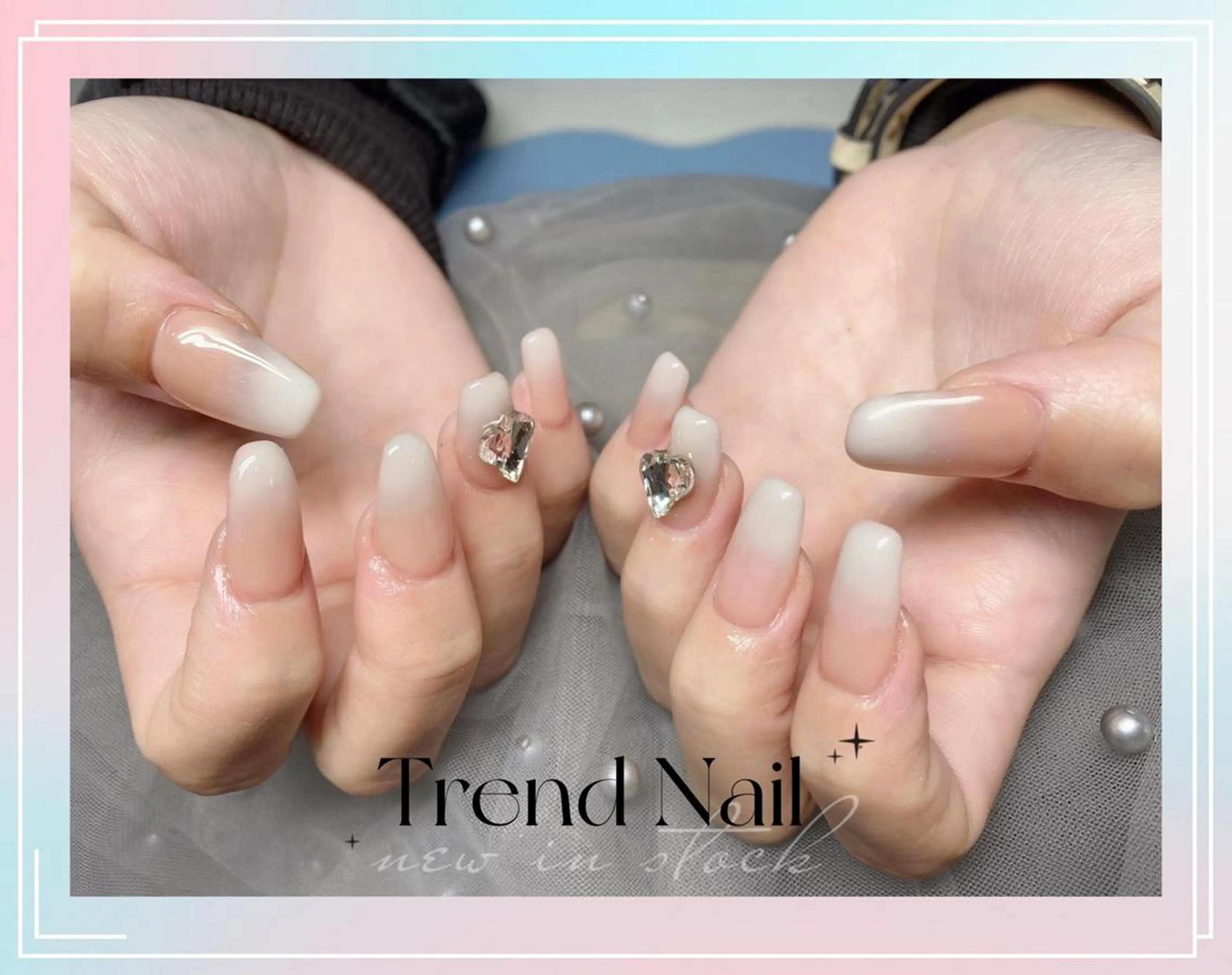 ★HAND カラーグラデーション(ベイビーブーマー対応可) or  クリアベースフレンチの写真