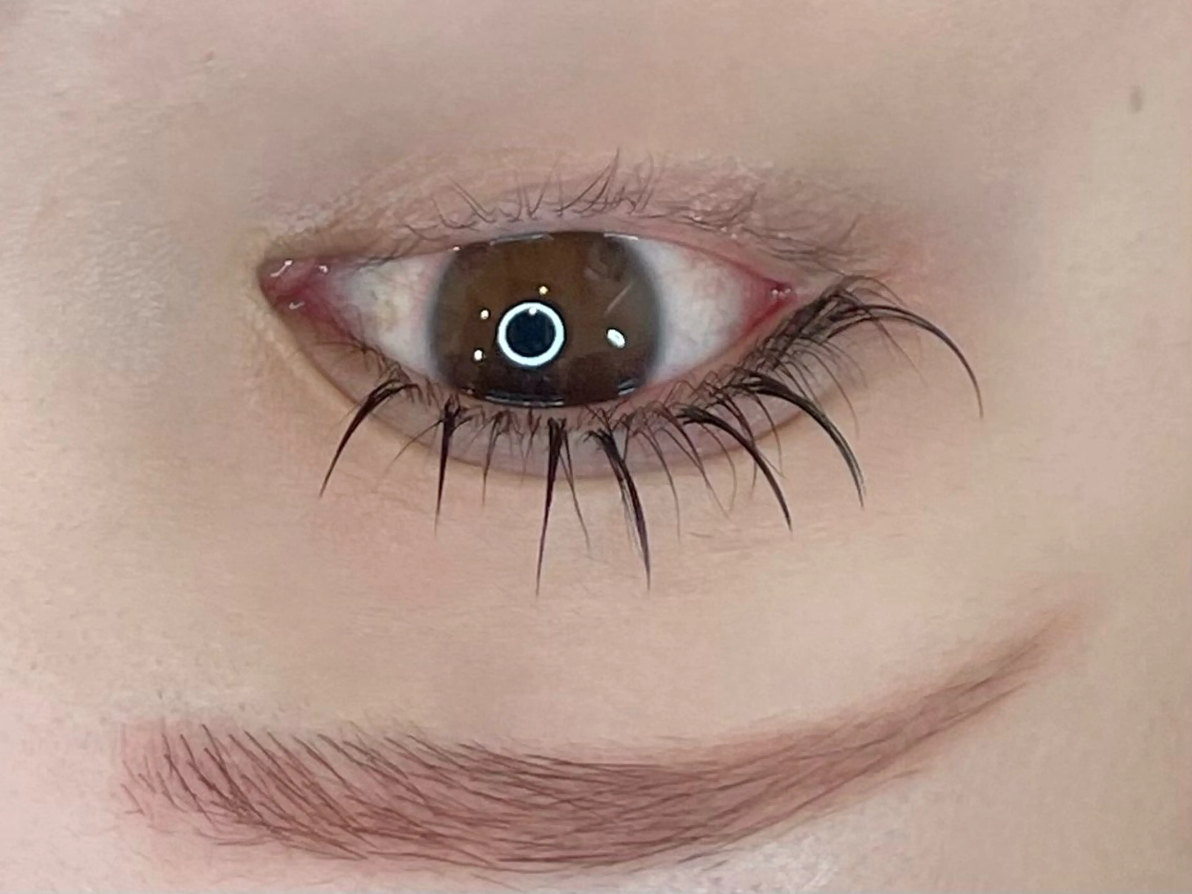 マツエク・マツパ 一重×まつ毛パーマ ワンホンマツエク アイラッシュリップル所属・押尾 有紀のマツエク・マツパデザイン