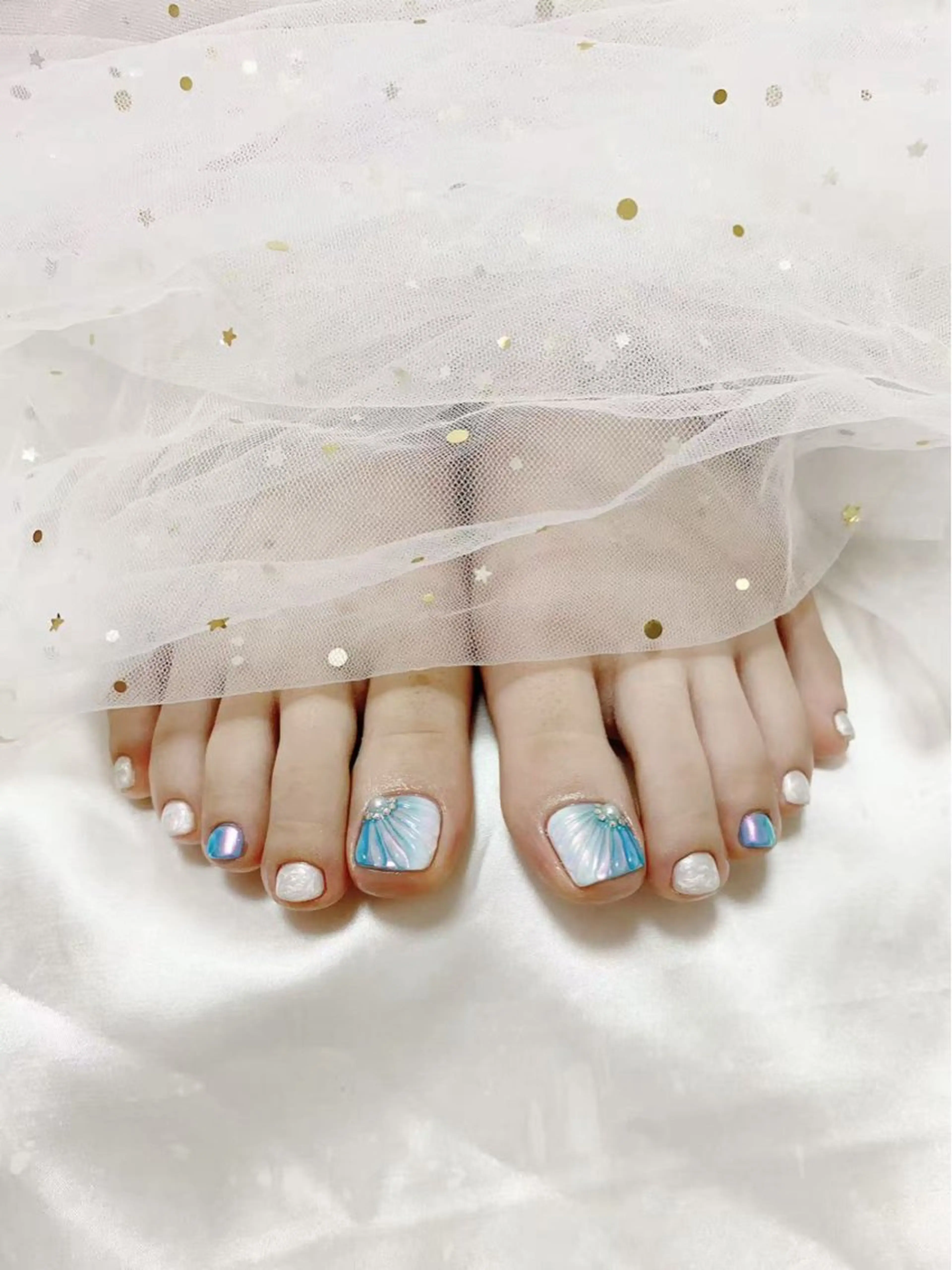 ネイル フットネイル ジョリ kasumi🌹💅のネイルデザイン