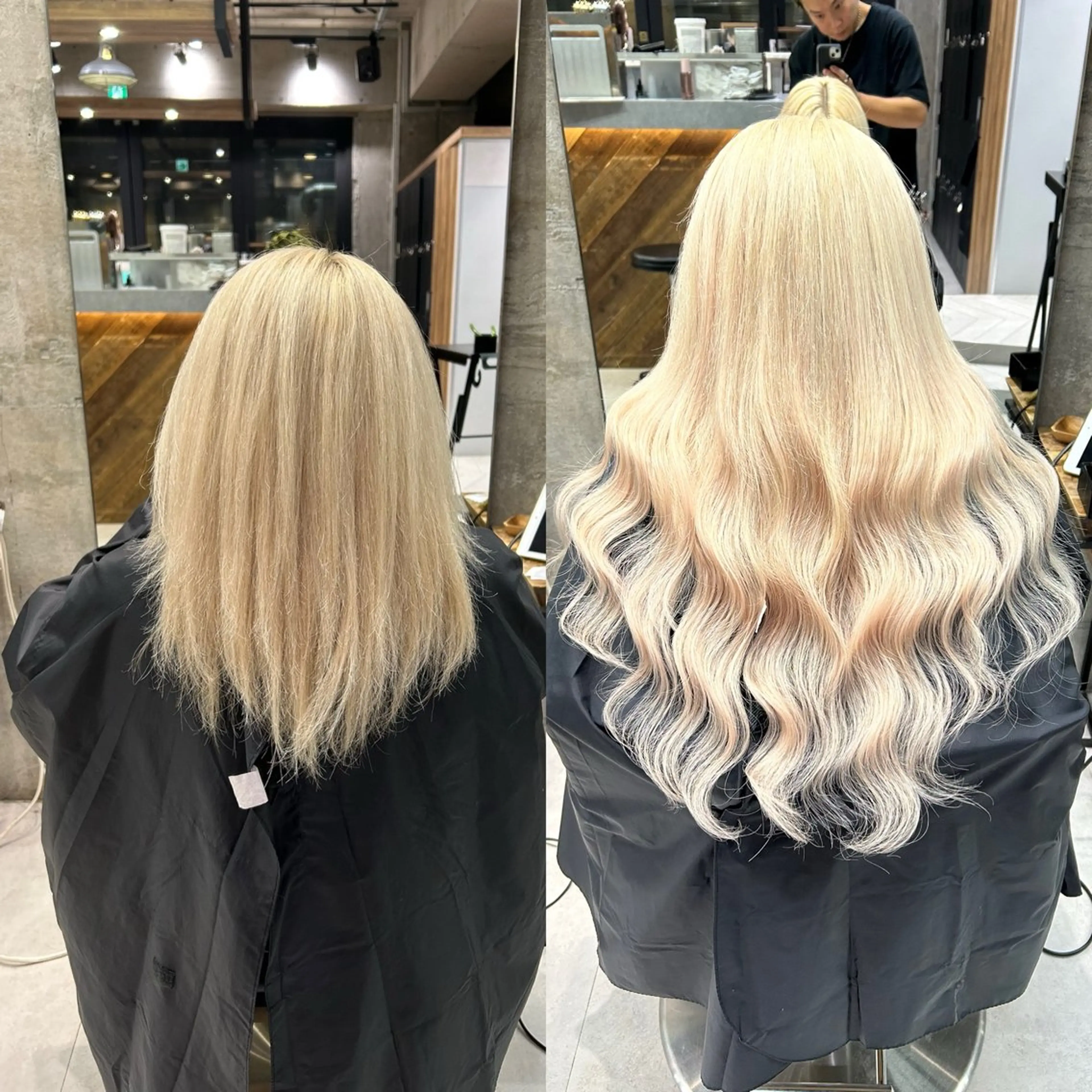 ロング ヘアアレンジ エクステ TATSUYA アートディレクターのヘアスタイル