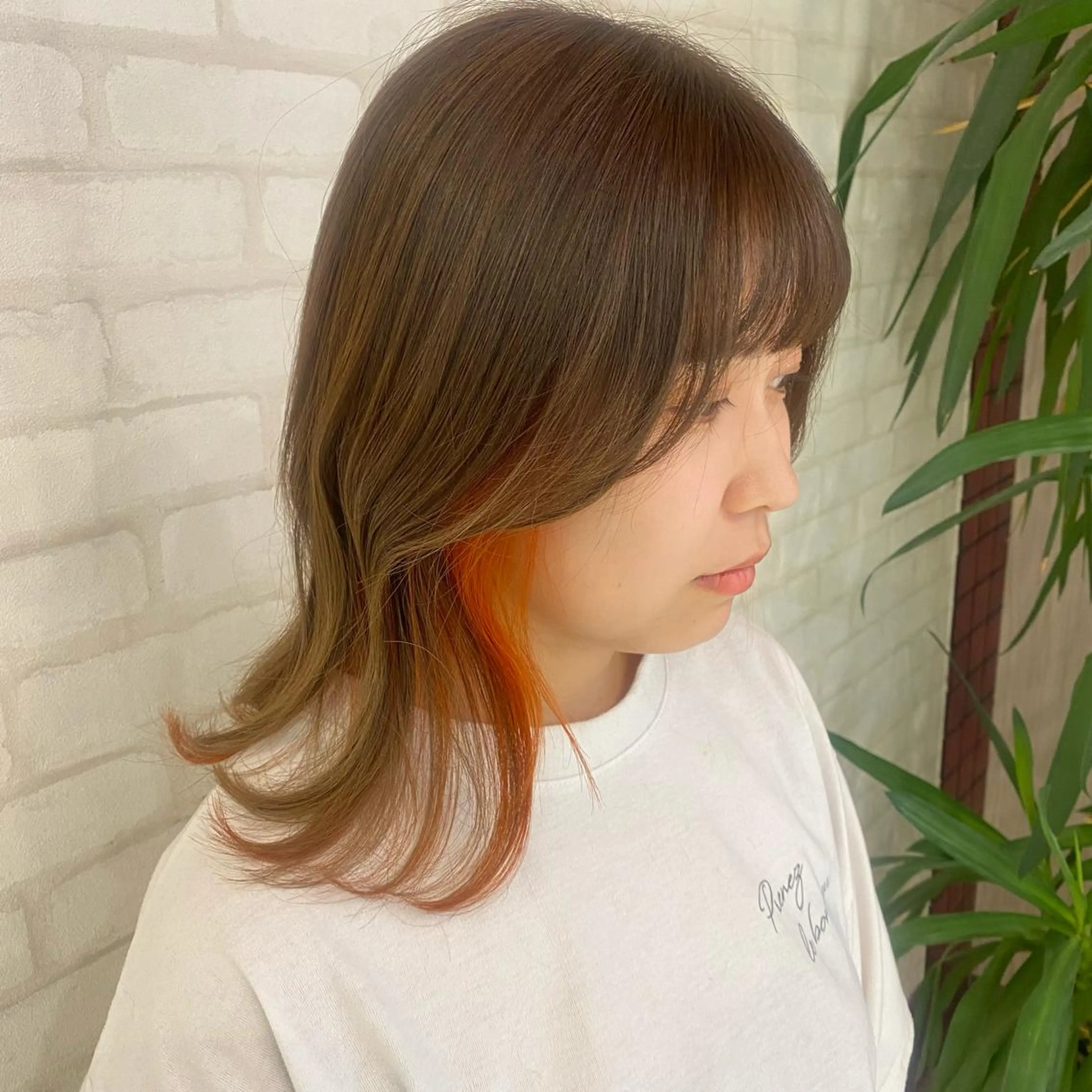 ミディアム カラー ノンダメージサロンBonheur銀座並木通り店所属・ULTOWA/銀座 ERIのヘアスタイル