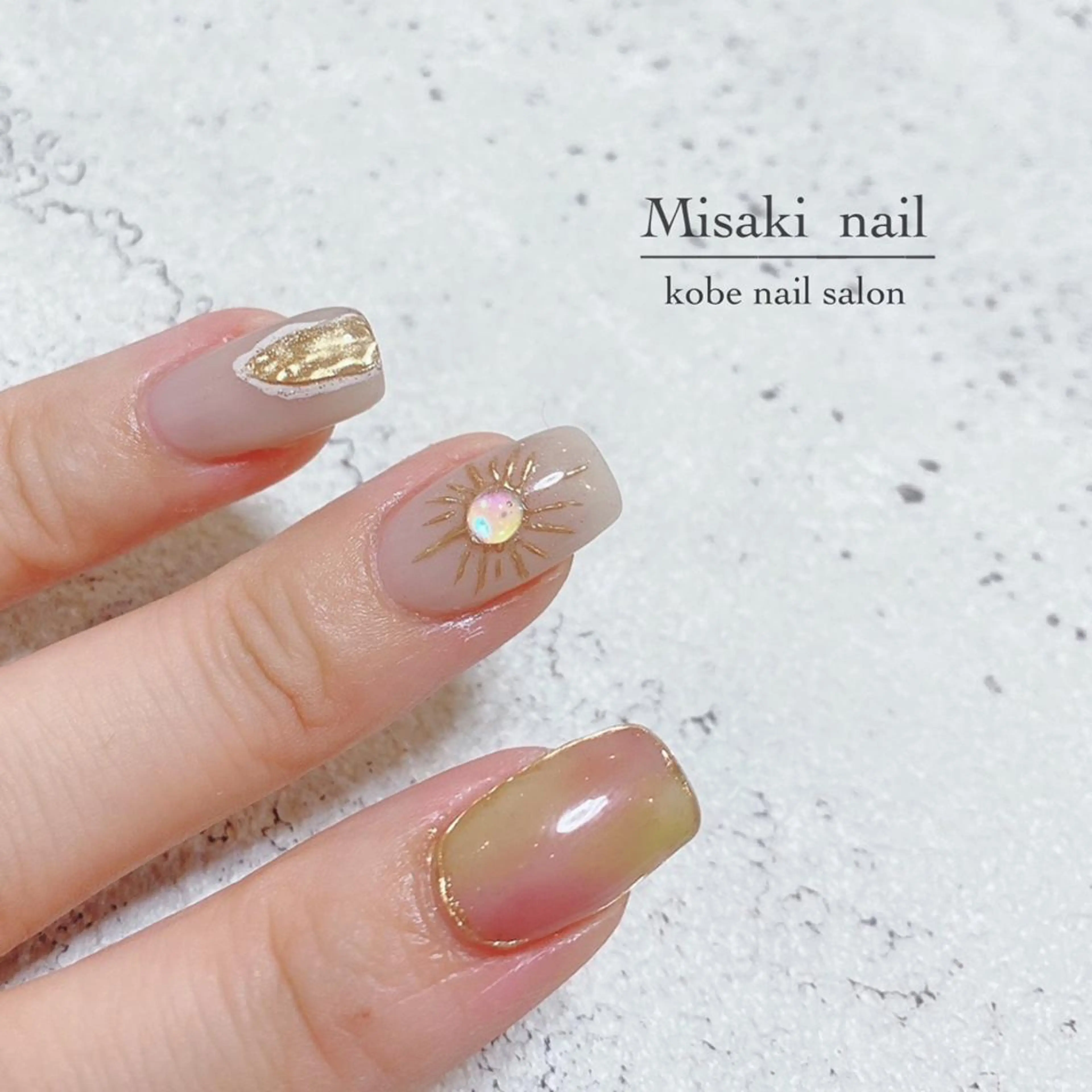 ネイル 韓国ネイル ワンホンネイル ハンドネイル nailsalon miinailsのネイルデザイン