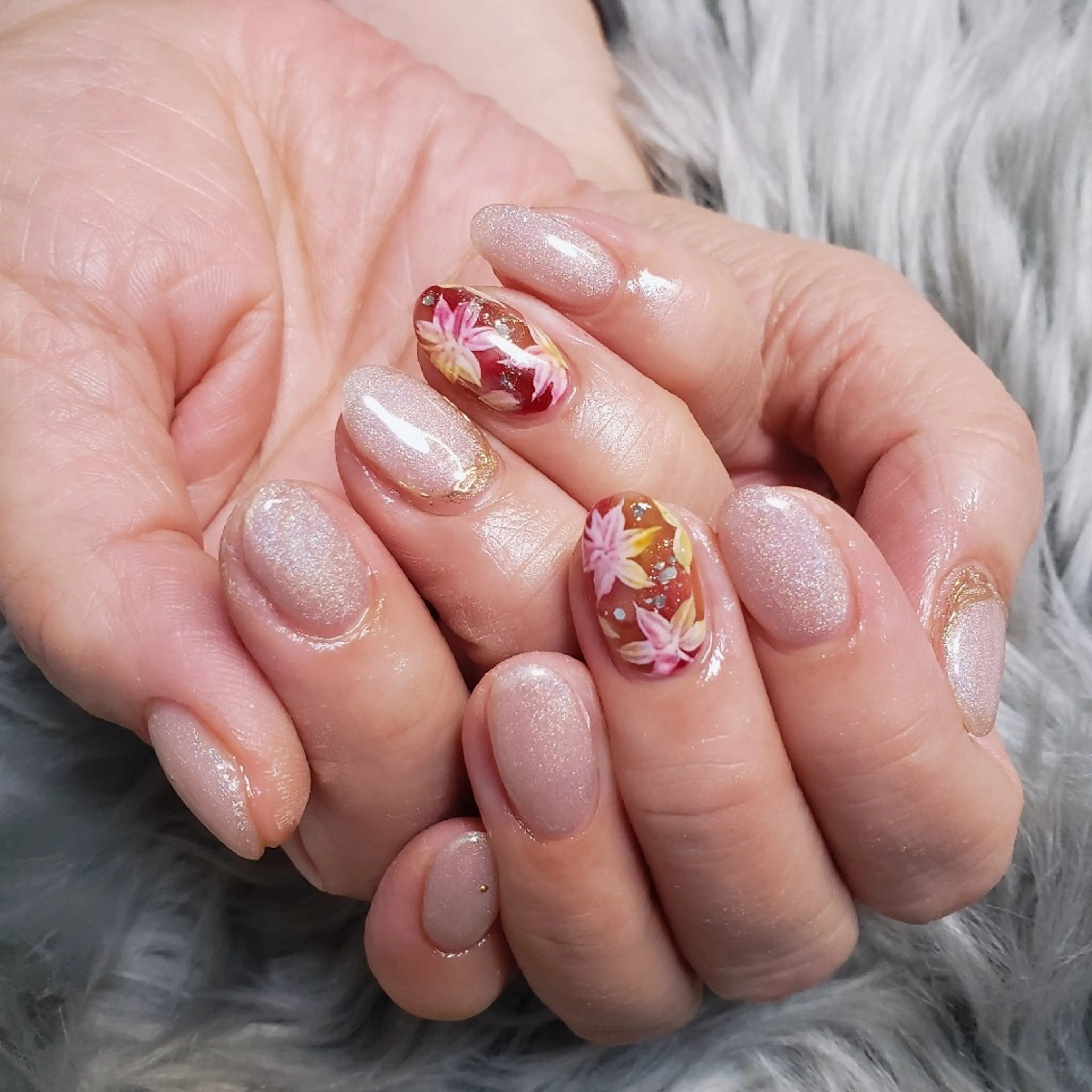 ネイル ハンドネイル Nail leef《リーフ》所属・kahosan 𓆉のネイルデザイン
