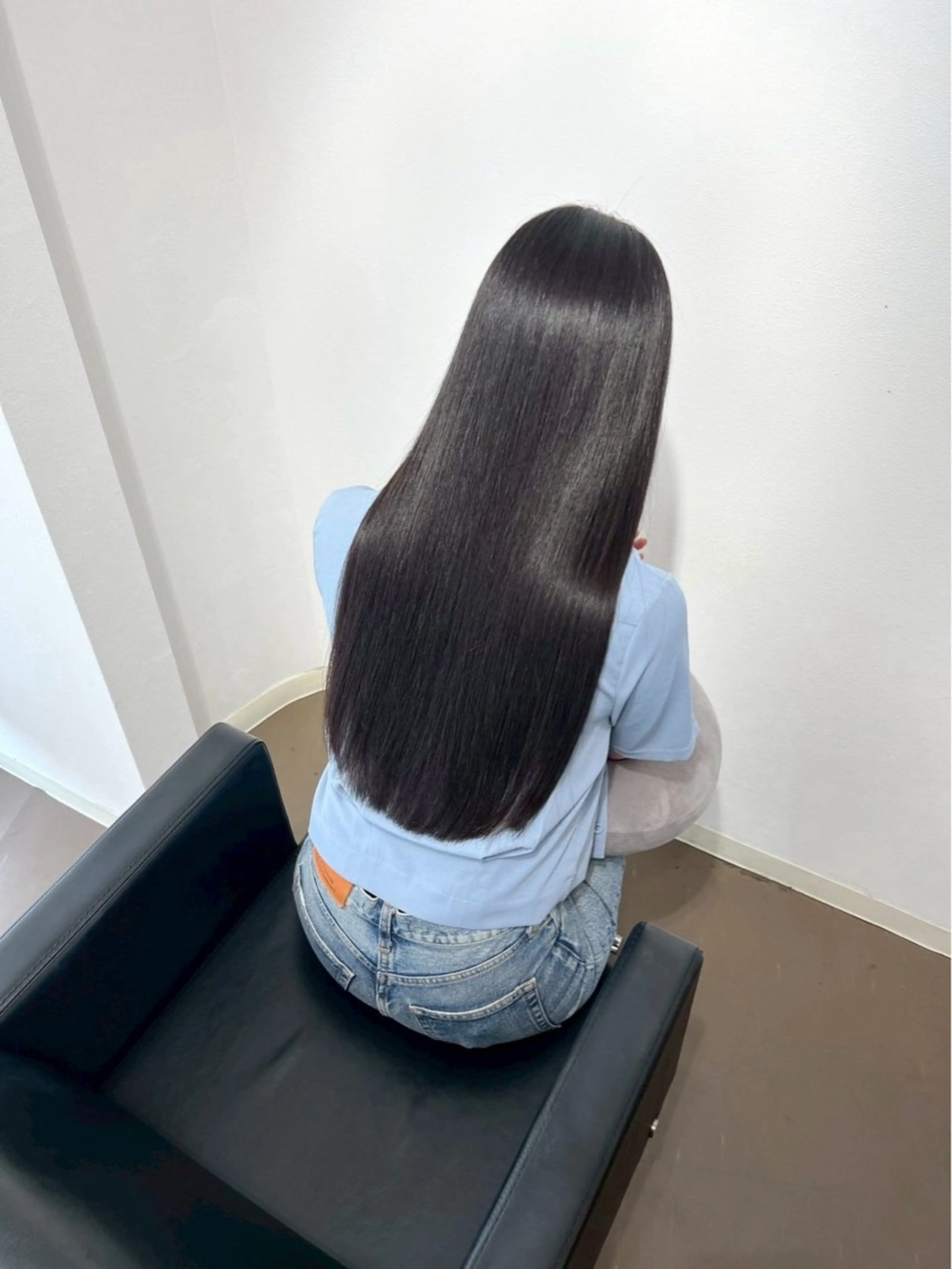 【ミニモ限定価格✨】人気クーポン🫧髪質に合わせた酸性ストレート＋艶感オーガニックカラーの写真