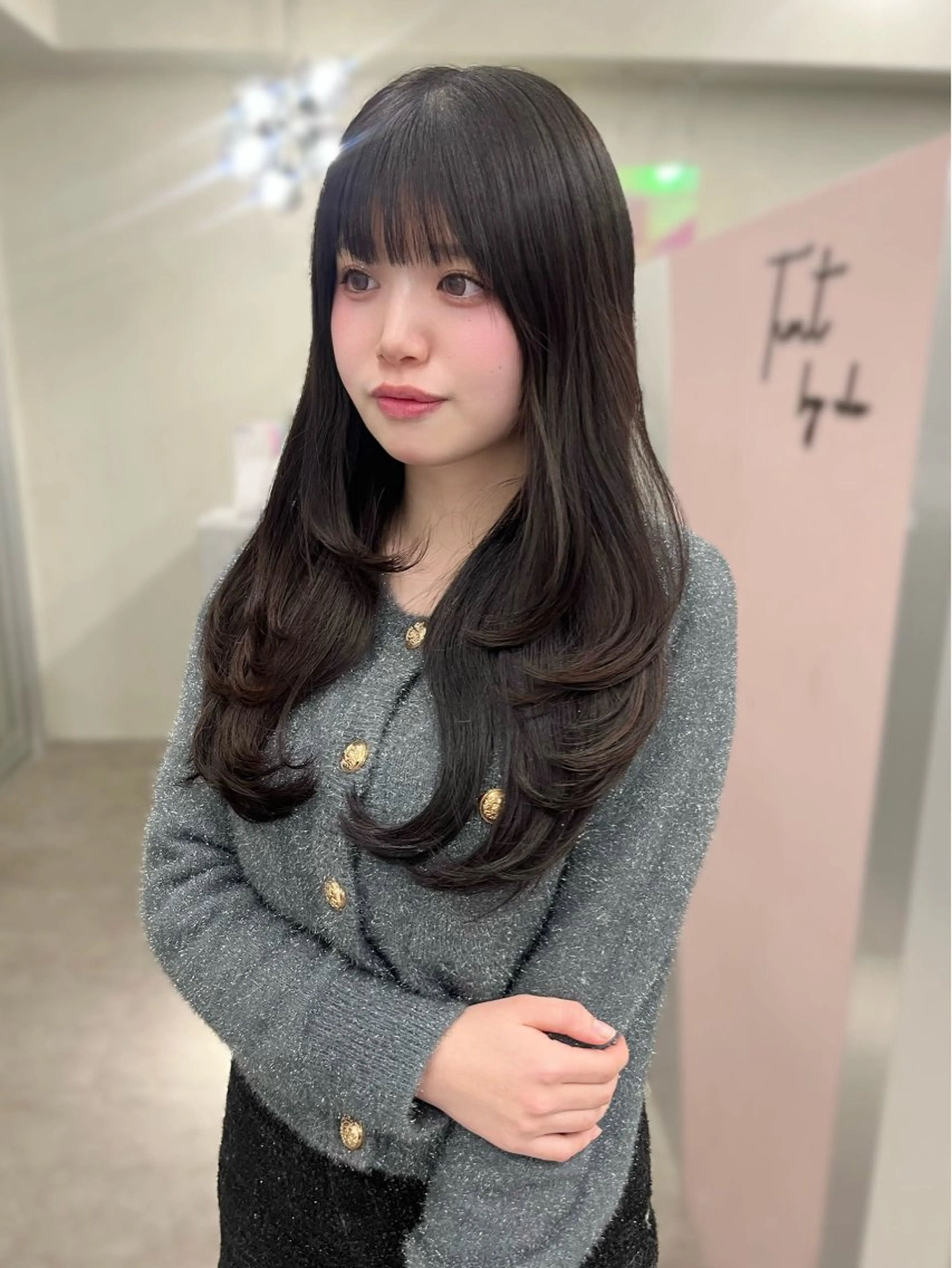 ロング レイヤーカット カットモデル募集中 Yui🎀✨のヘアスタイル