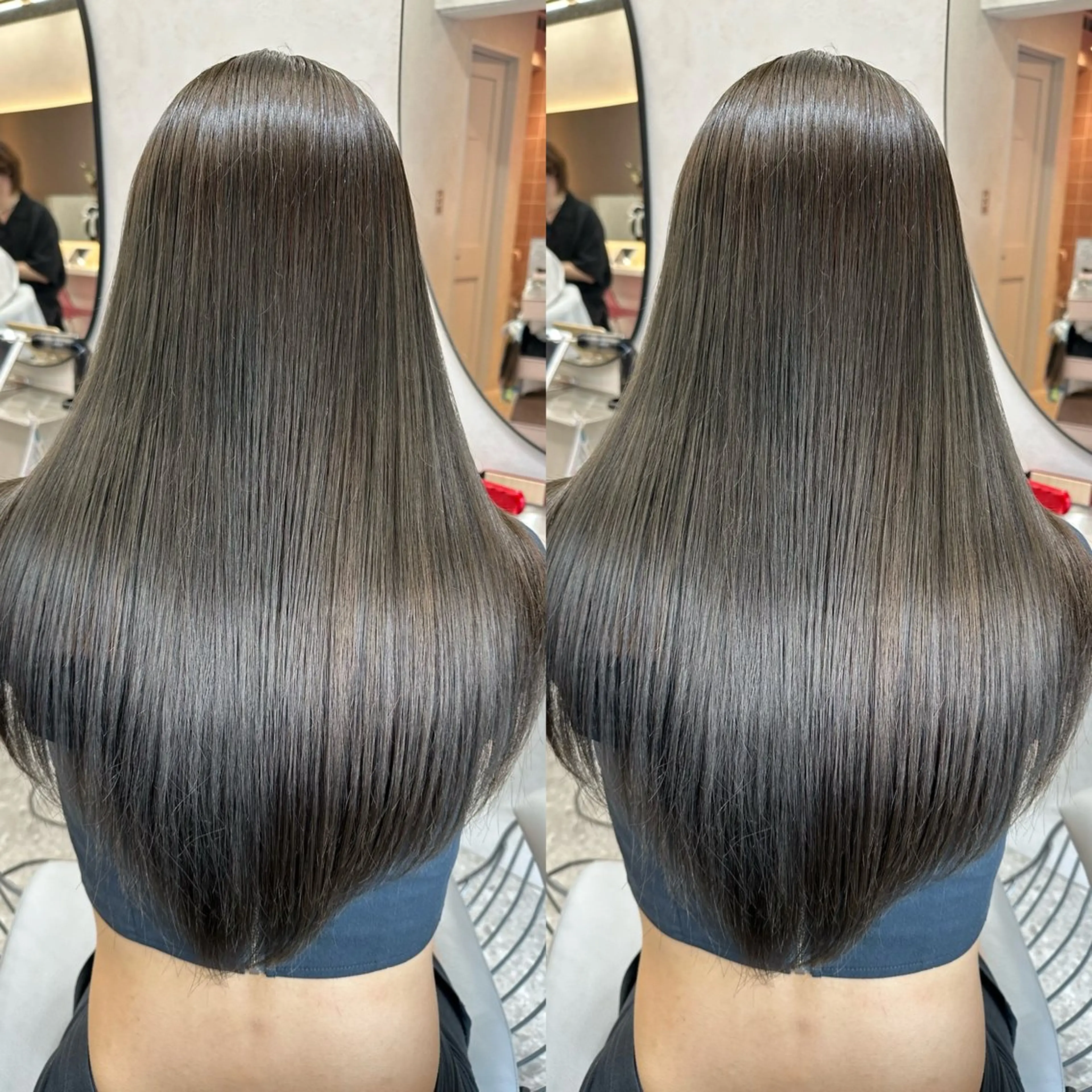 🌈【先着3名様限定　美髪フルコース】韓国式カット＋縮毛矯正＋透明感カラー＋Aujua1Stepトリートメント🌈の写真