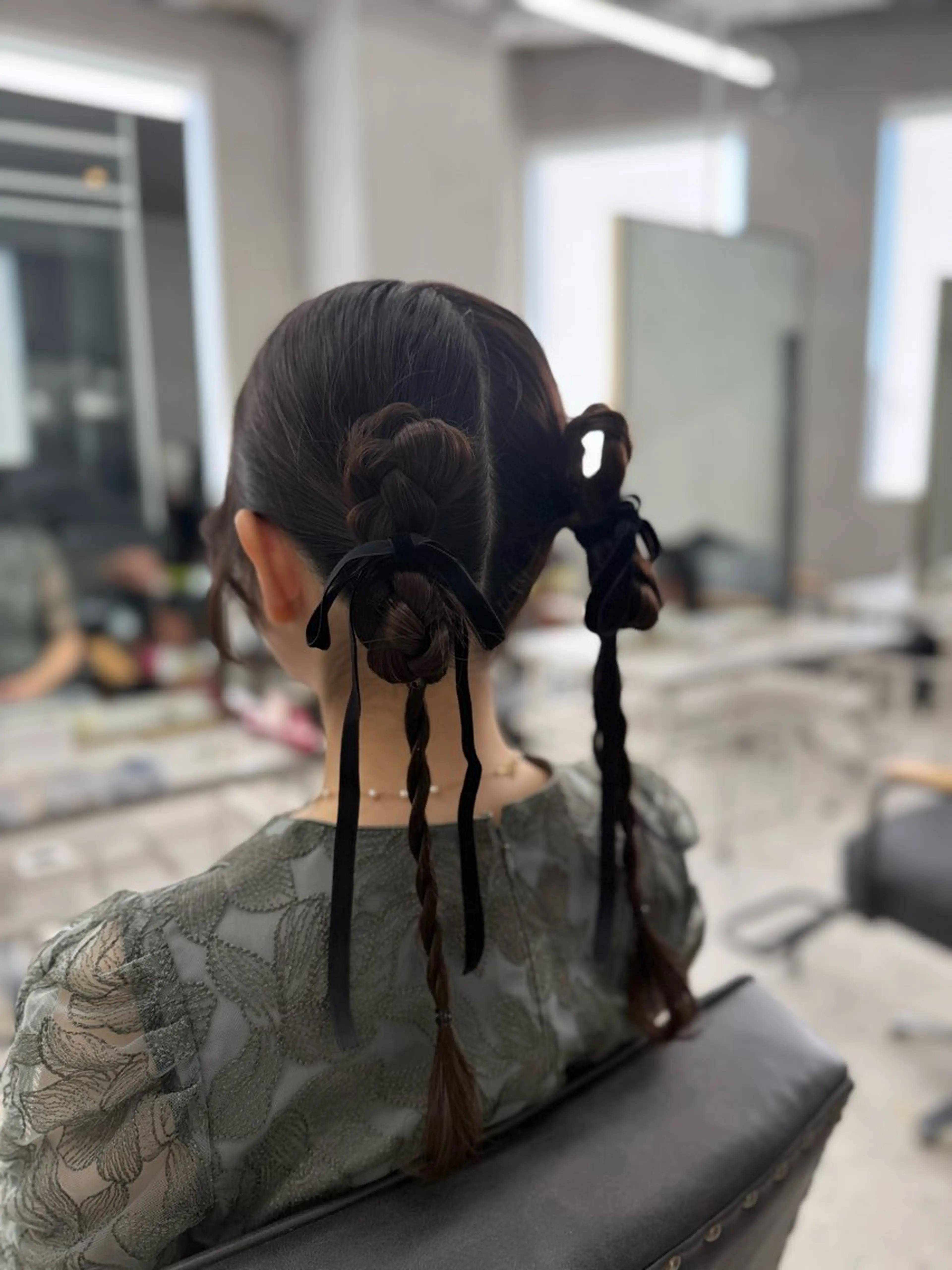 セミロング ヘアアレンジ ヘアセット 似合わせカラー/ヘア セット💐本多恵美のヘアスタイル