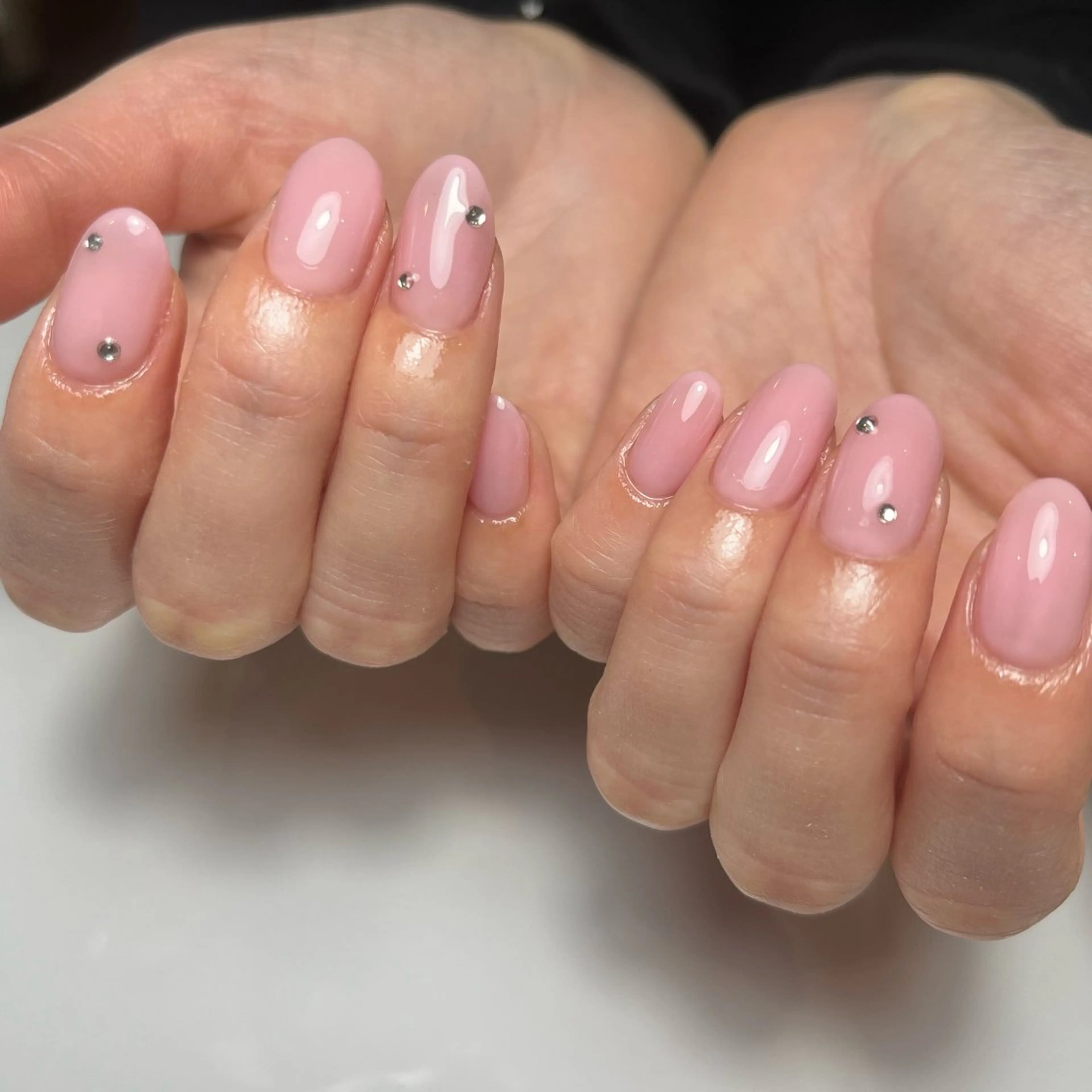 ネイル 桜ネイル ピンク ハンドネイル ballie／小野原 なつみのネイルデザイン