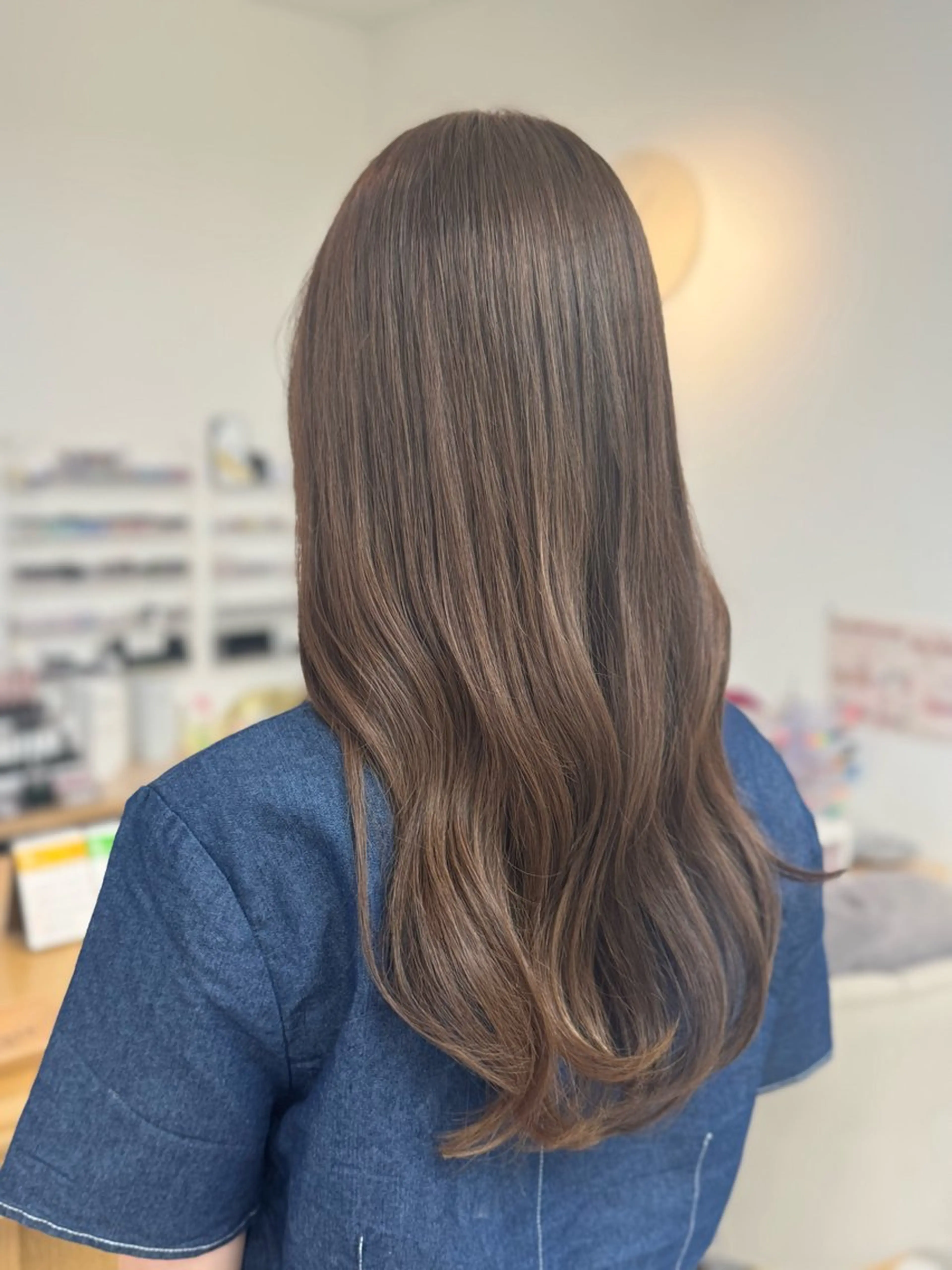 ロング カラー 山内 瑞穂のヘアスタイル