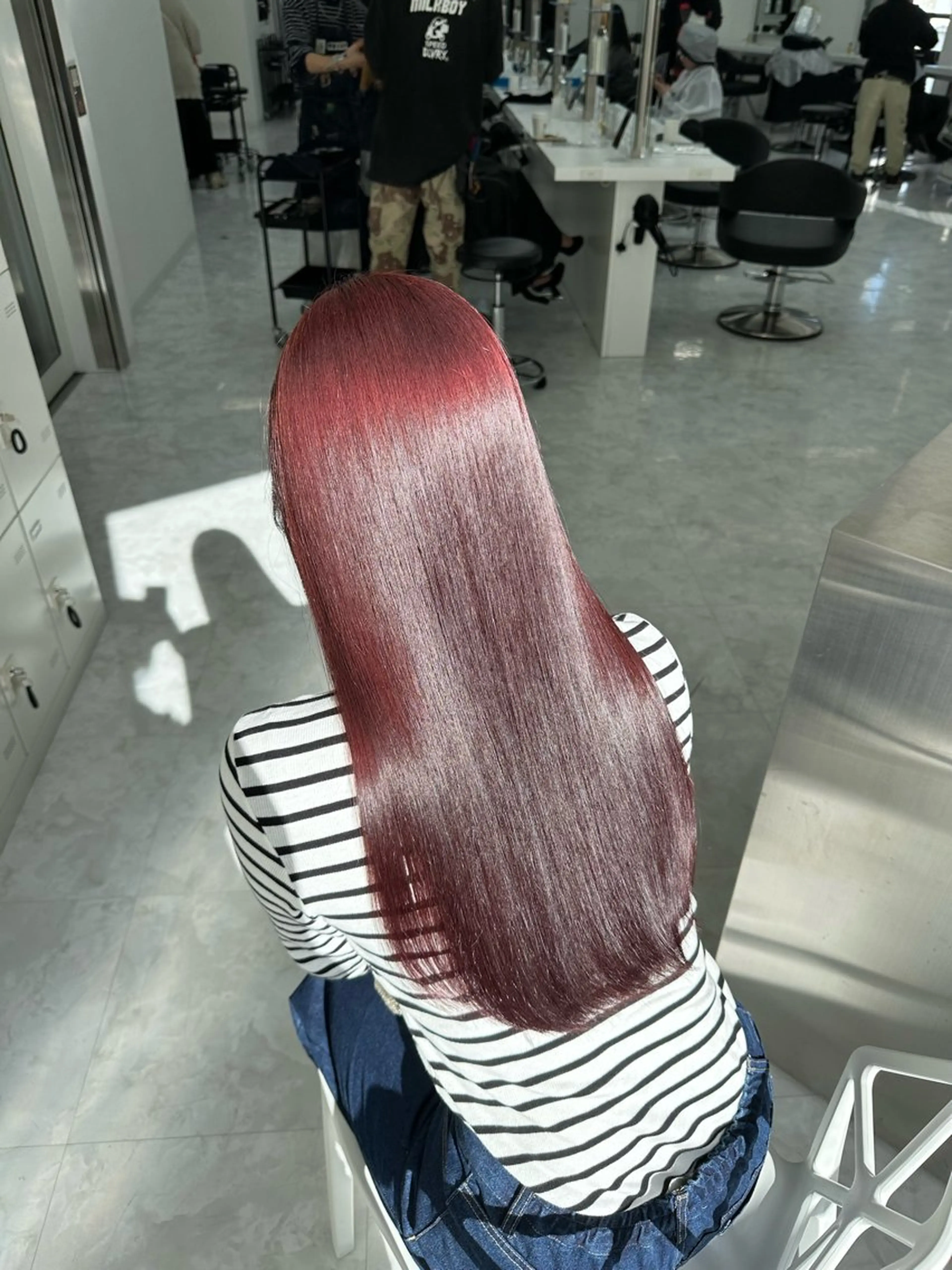 ロング ヘアカラー トリートメント ヘッドスパ ヘアセット rio🧚🏻‍♀️ 暖色/グレージュのヘアスタイル