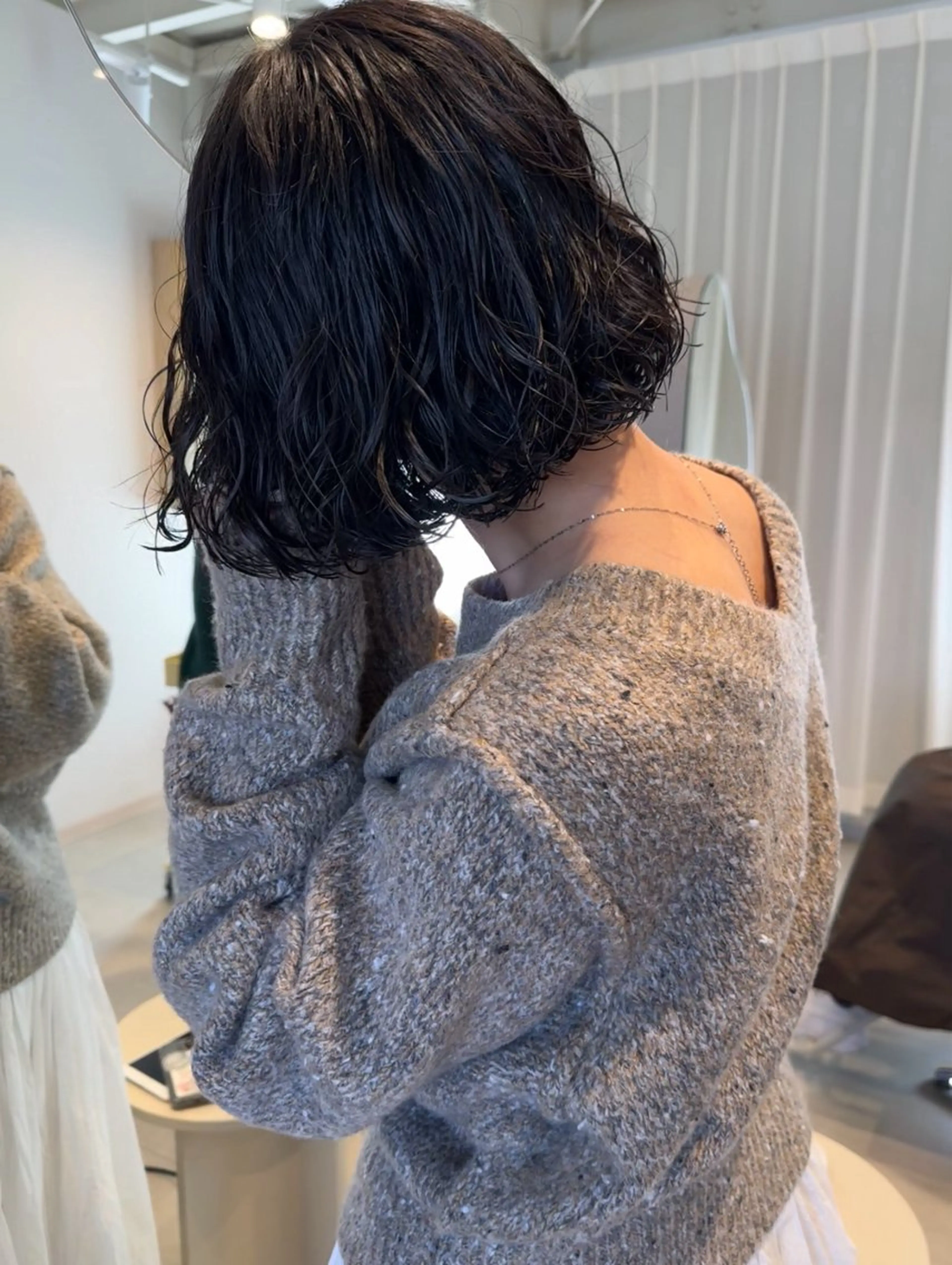 カット+ニュアンスケアパーマ+トリートメント🫧🤖の写真