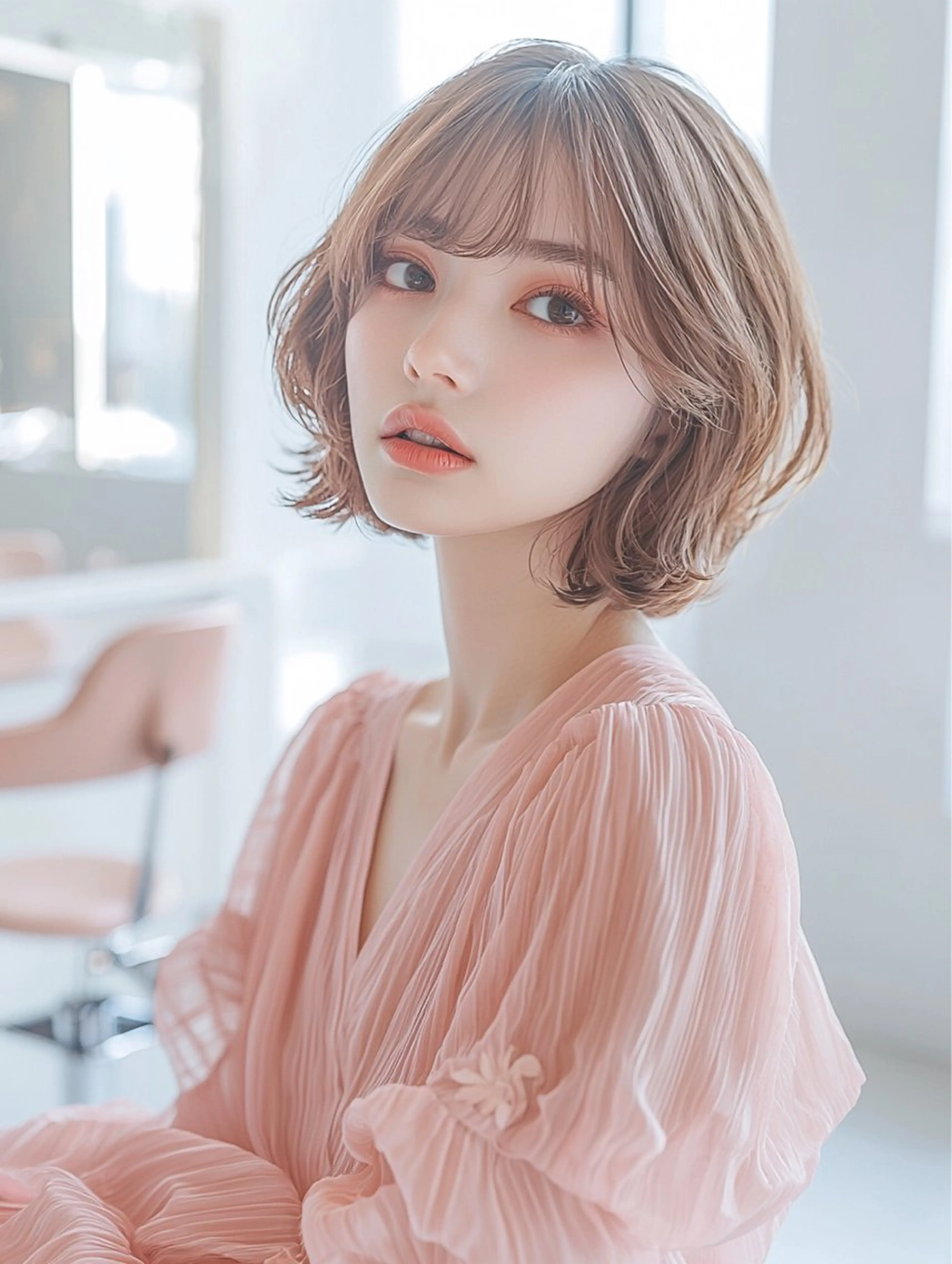 ショート カット ヘアカラー 千明 大輝のヘアスタイル