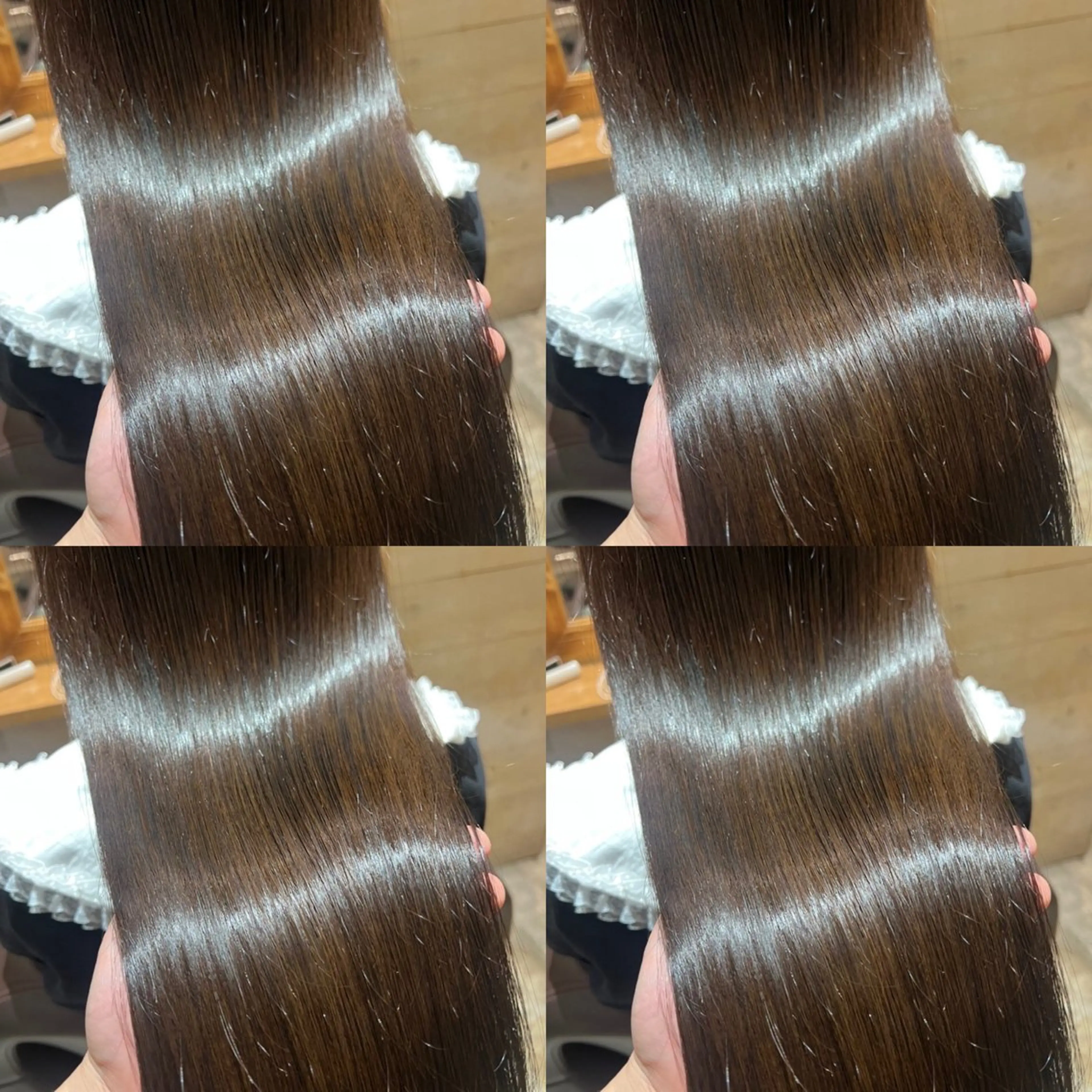 ロング カラー グレージュ 髪質改善 店長✨️韓国ヘア✖️ 髪質改善カラー／純大のヘアスタイル