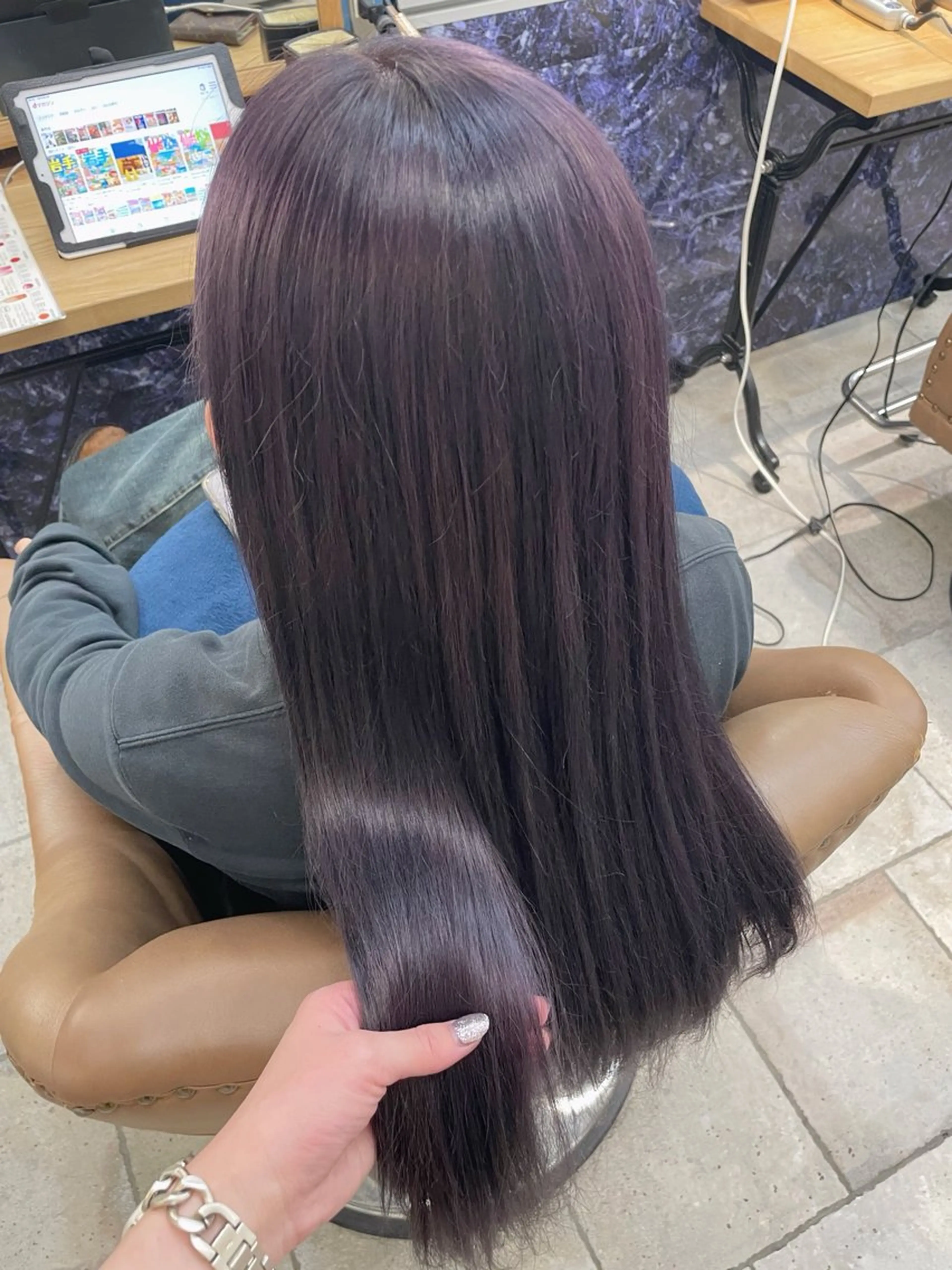 ロング カラー ヘアカラー トリートメント 🍒新家 さくら🍒のヘアスタイル