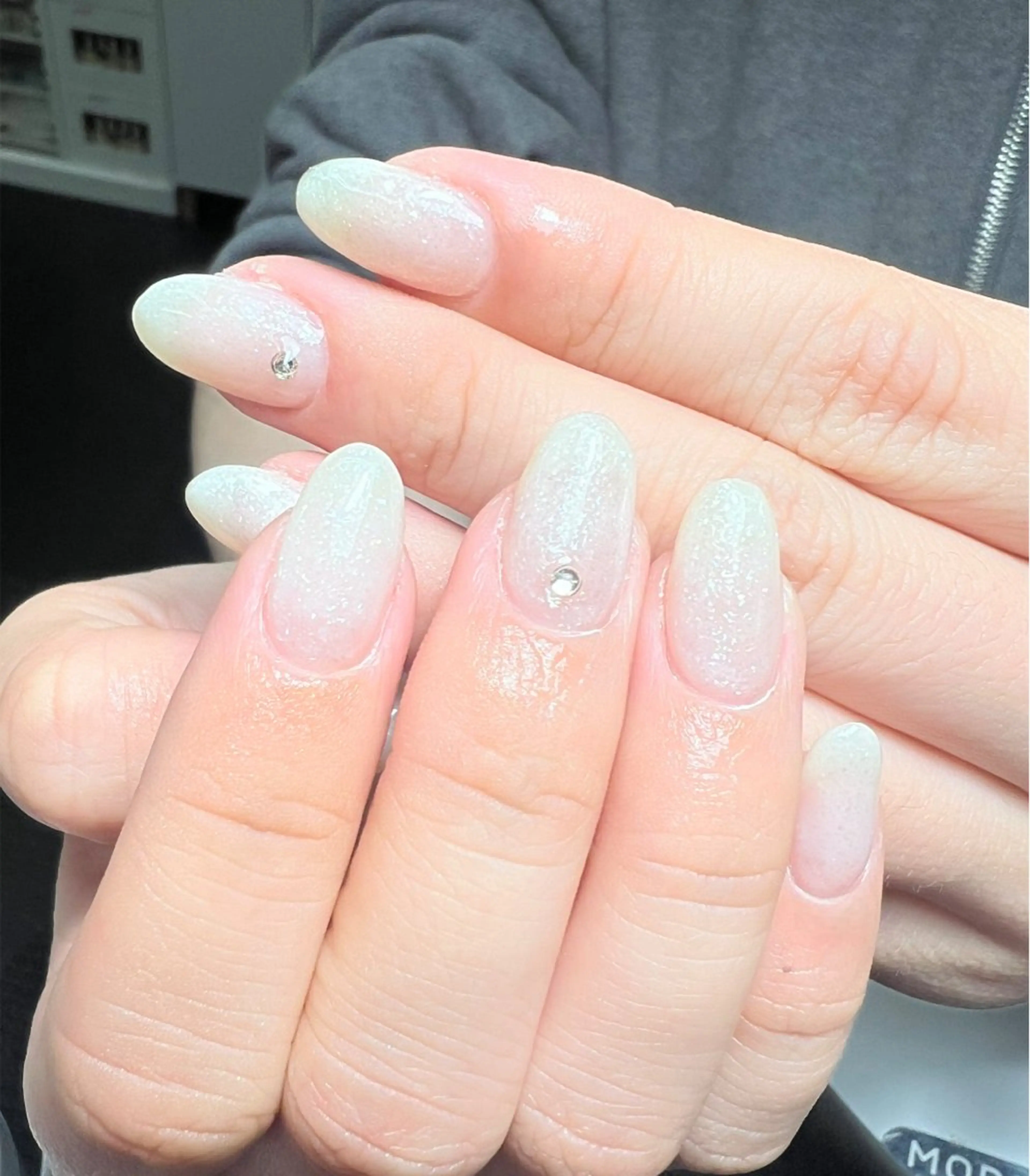 ネイル 韓国ネイル 持ち込み ニュアンスネイル ネイルチップ ハンドネイル Tini ANA.CHUOのネイルデザイン