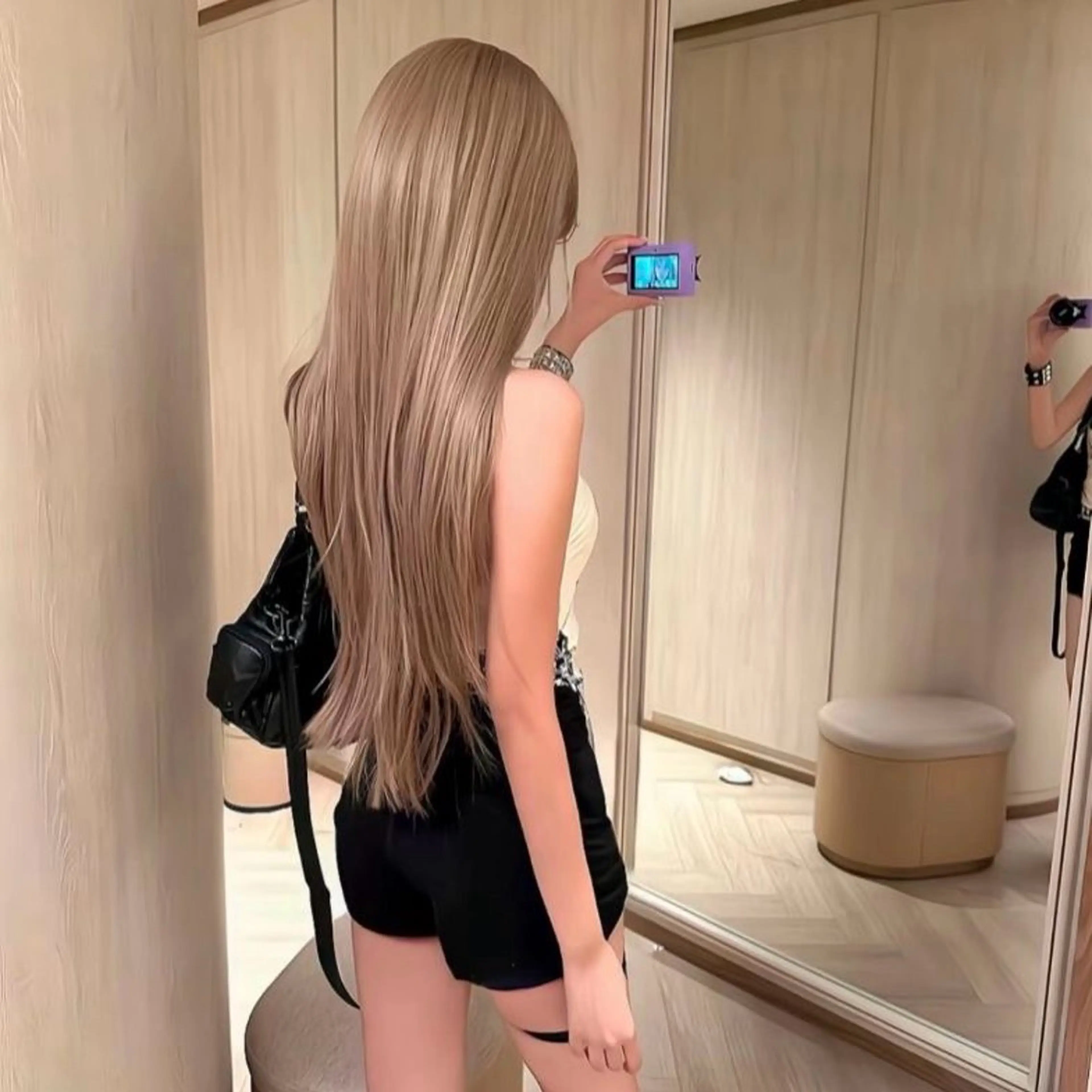 ロング カラー ヘアカラー トリートメント 透明感カラー×艶🩶 🌟YOSHIKIのヘアスタイル