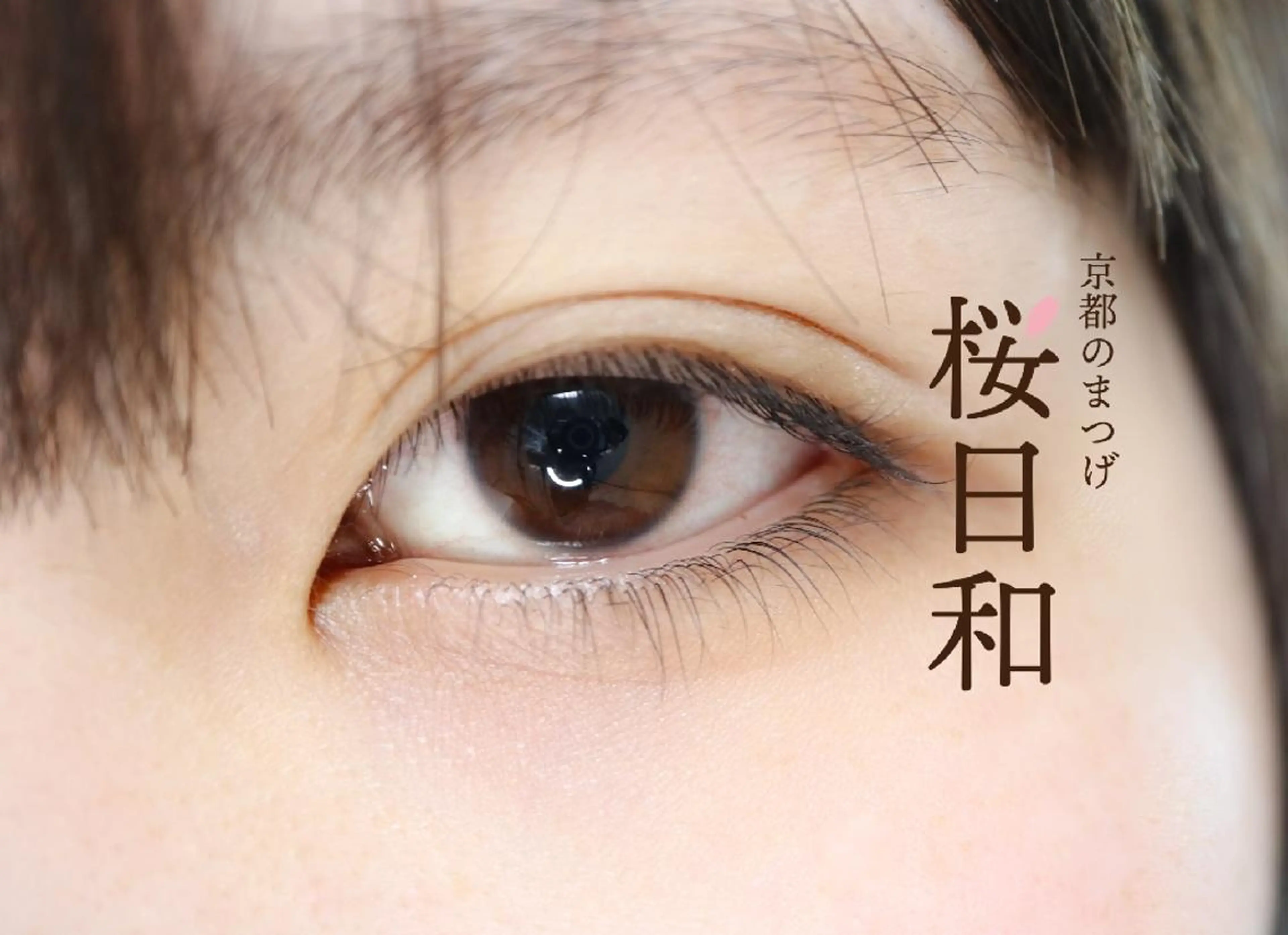 マツエク・マツパ フラットラッシュ まつげパーマ 下まつげエクステ 一重×まつ毛パーマ ボリュームラッシュ 京都のまつげ桜日和 小島美桜のマツエク・マツパデザイン