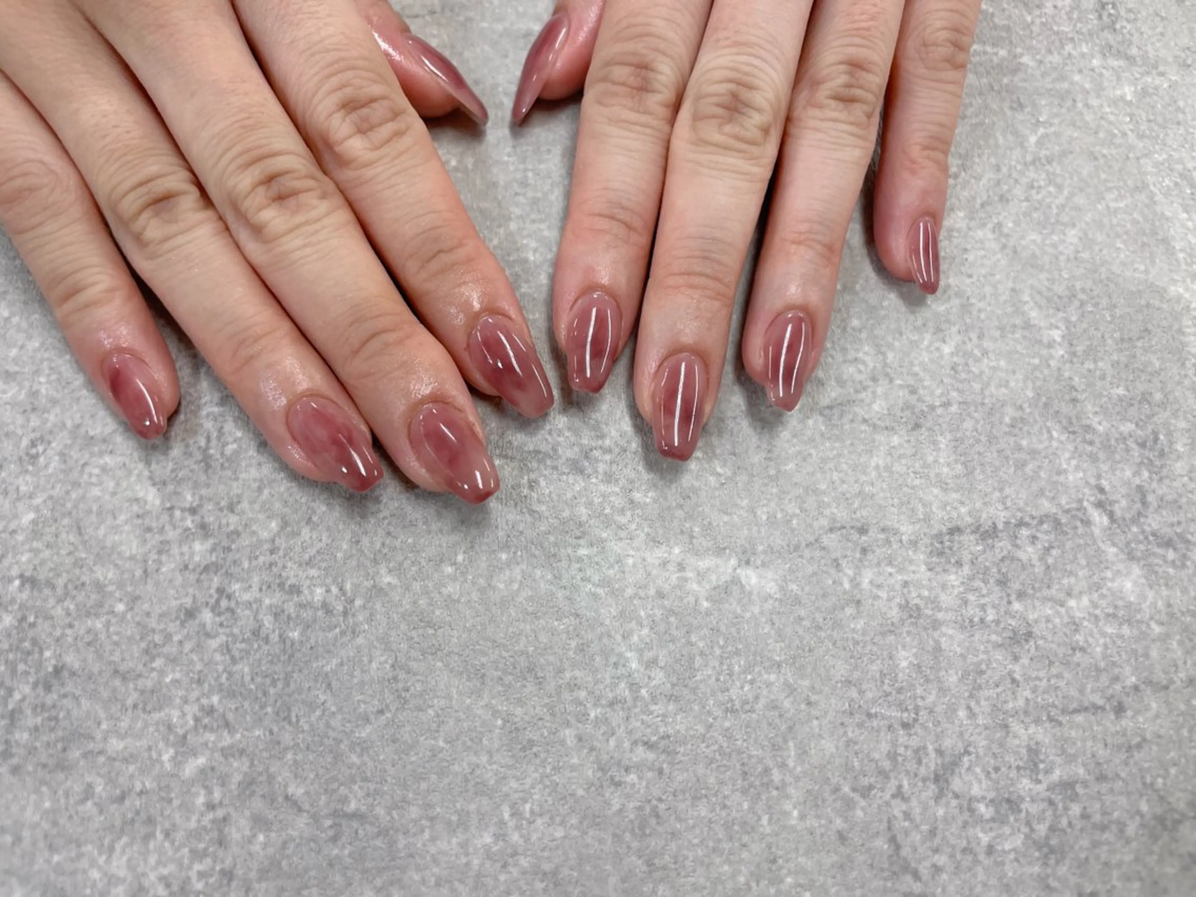 ネイル ニュアンスネイル ピンク ハンドネイル foglia❁﻿. ⌇﻿imamuraのネイルデザイン