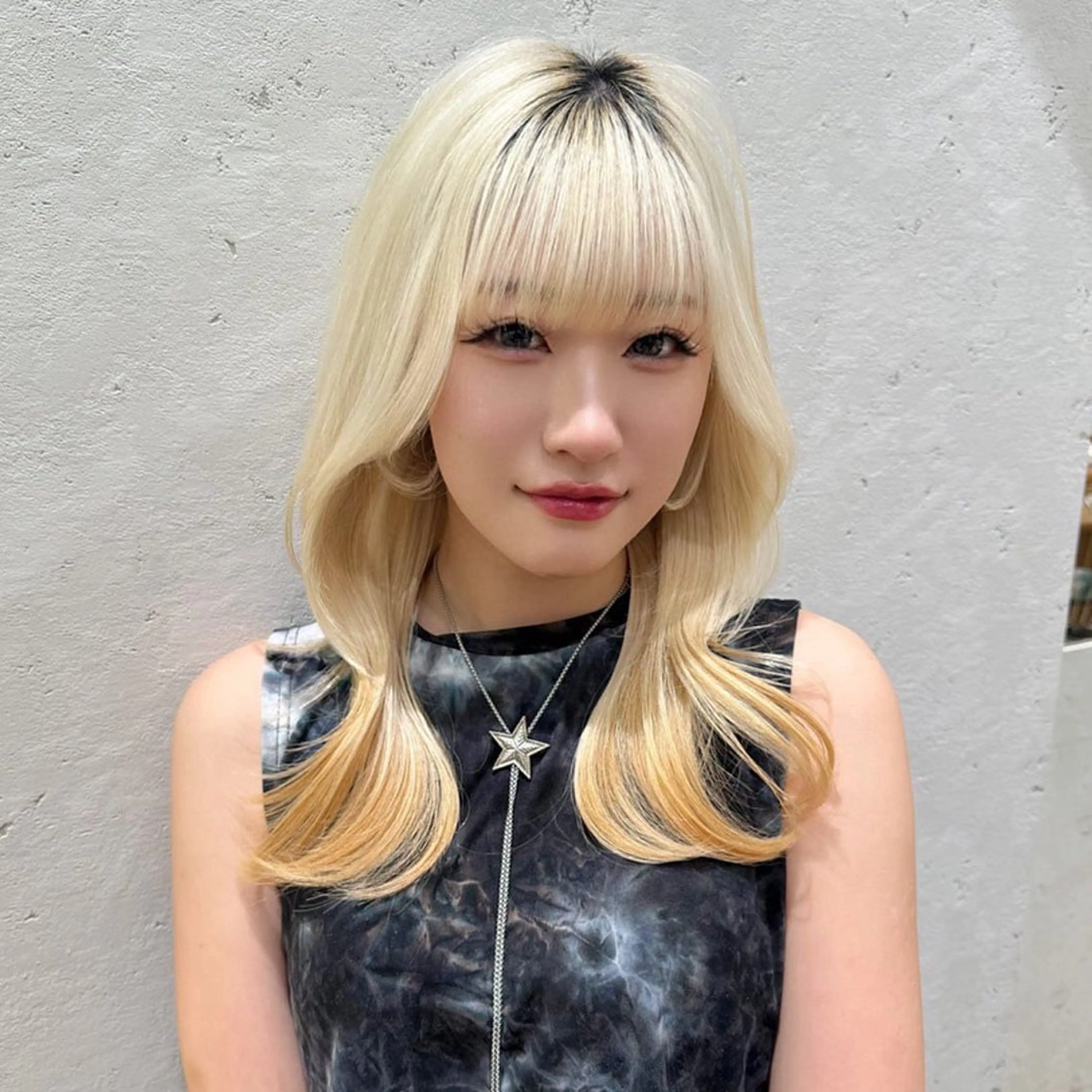 セミロング カット ヘアカラー トリートメント 産休中2026.4月 復帰予定/野崎華代のヘアスタイル