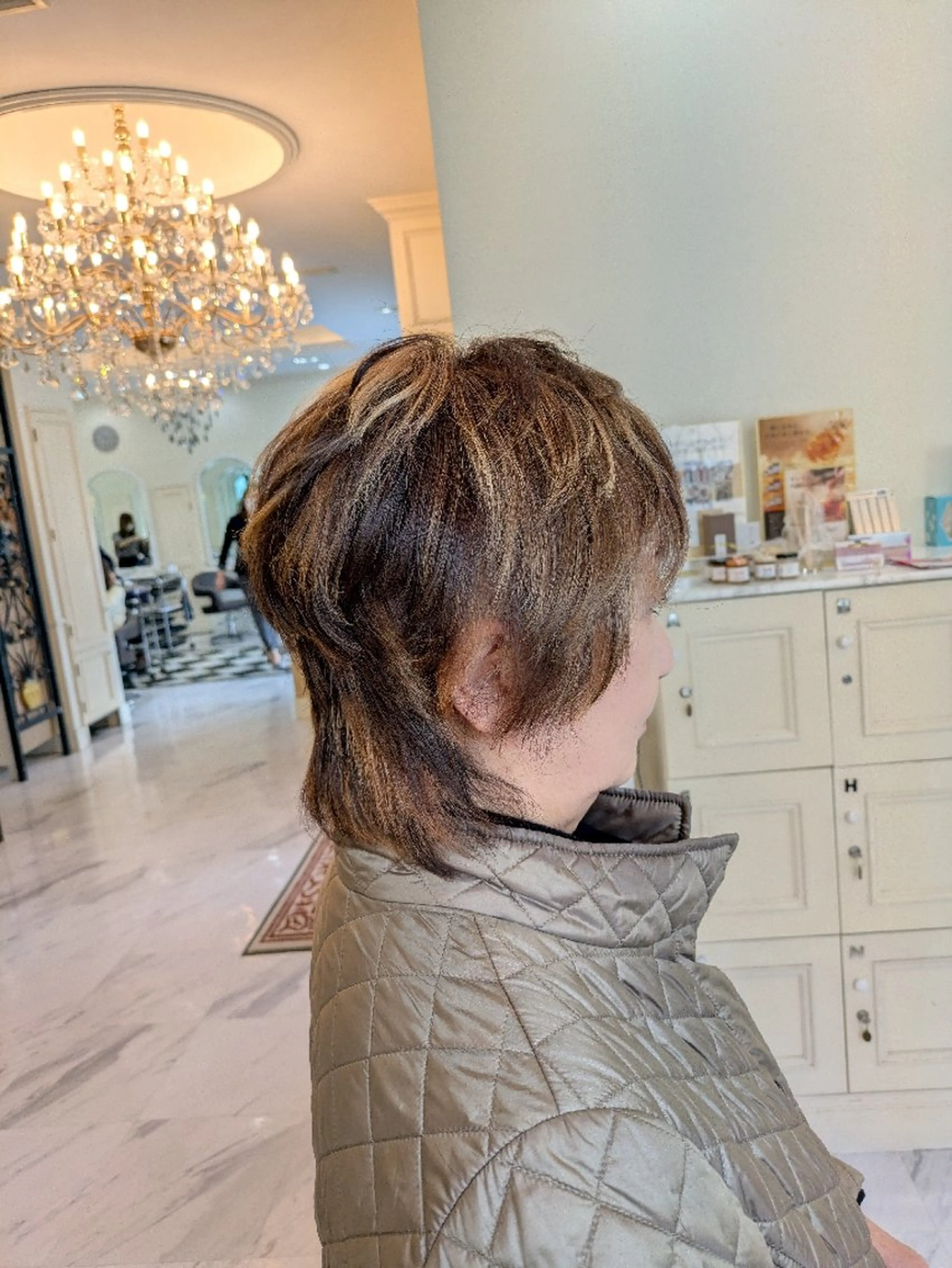 ショート ヘアカラー Salon de with根本博史のヘアスタイル