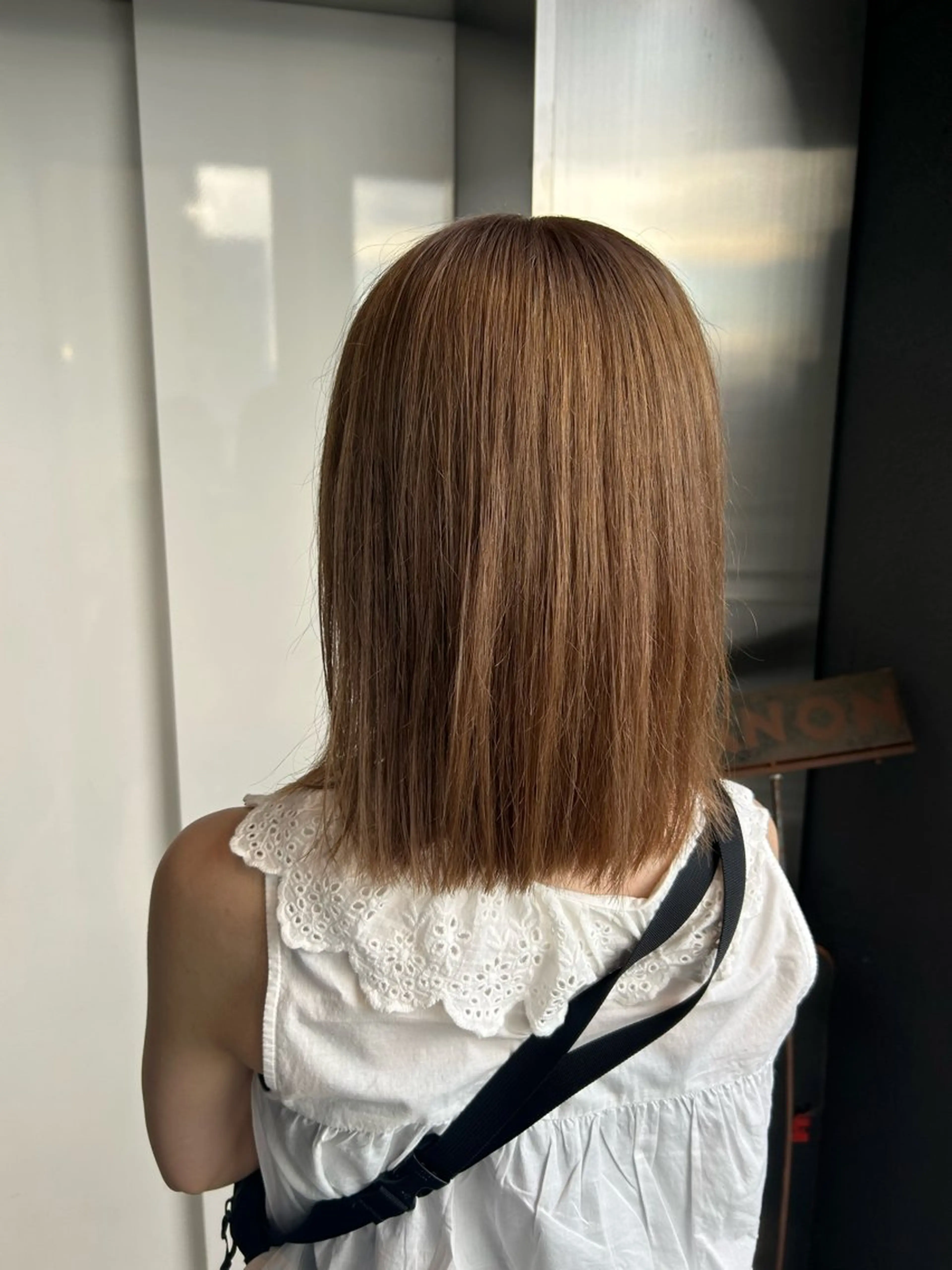 ミディアム カラー ヘアカラー トリートメント 滝本 和叶のヘアスタイル