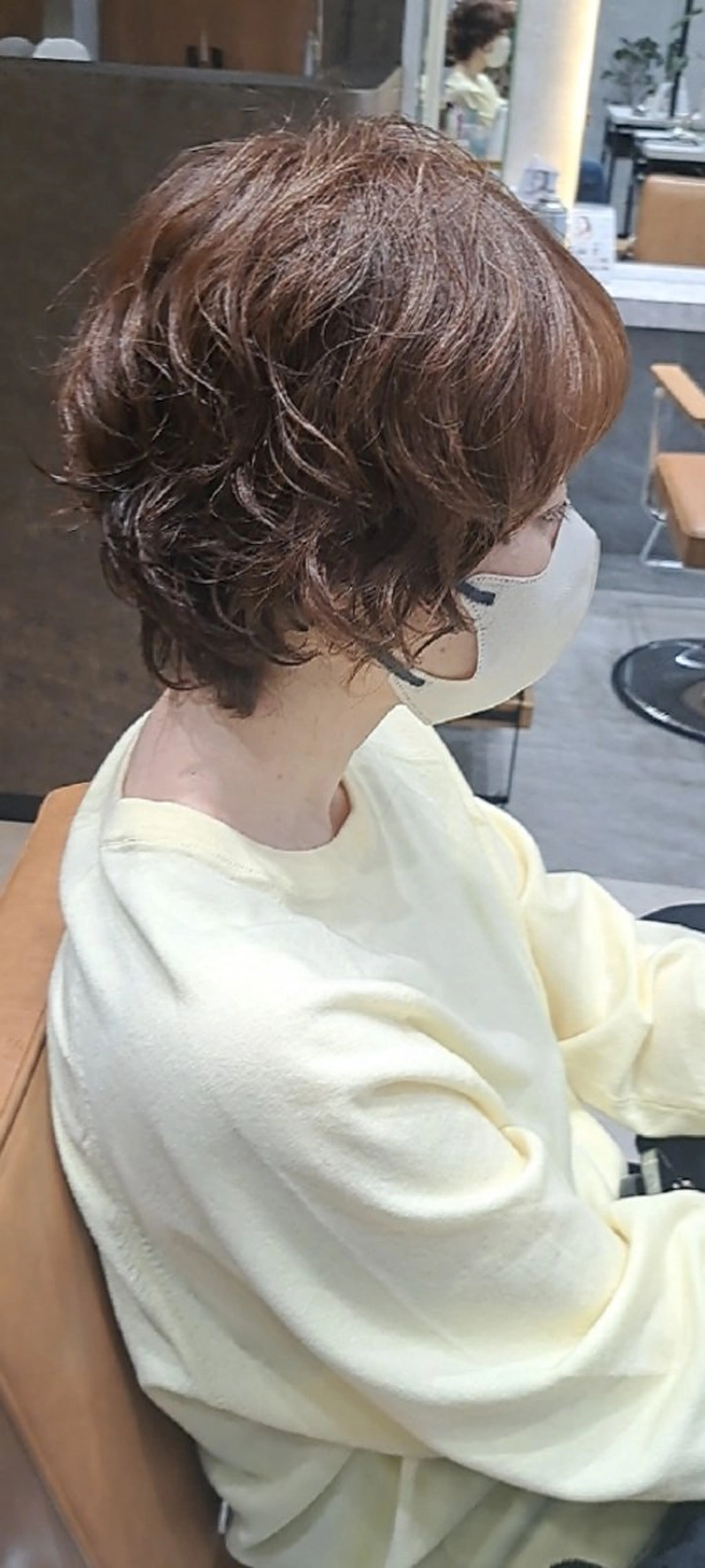 ショート パーマ 関口 知佳のヘアスタイル