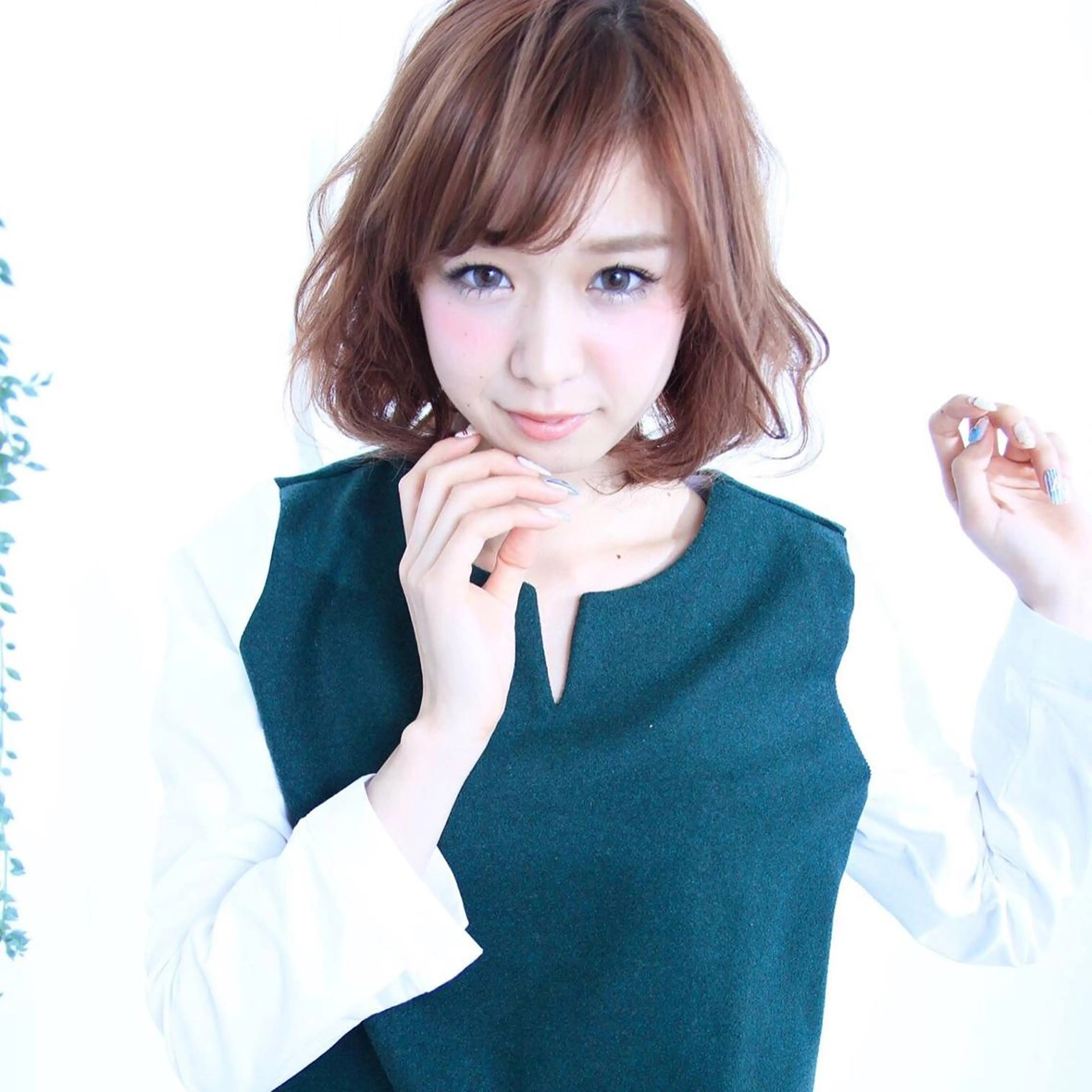 カット＋髪質改善カラー+髪質改善トリートメントの写真