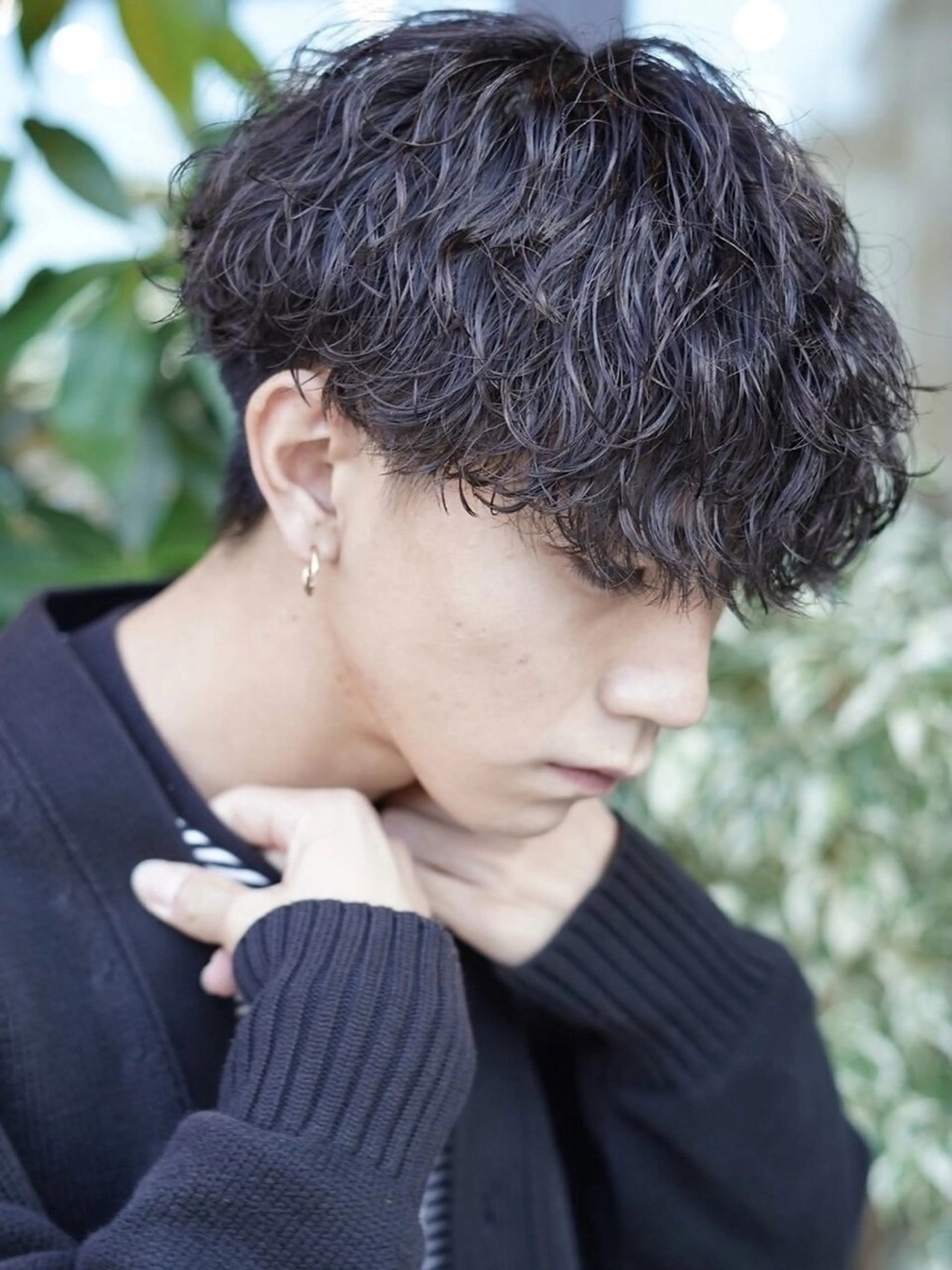 ショート パーマ メンズ メンズパーマ 波巻きパーマ fifth  SAKAE所属・SENTA✨メンズ パーマ✨fifth栄のヘアスタイル