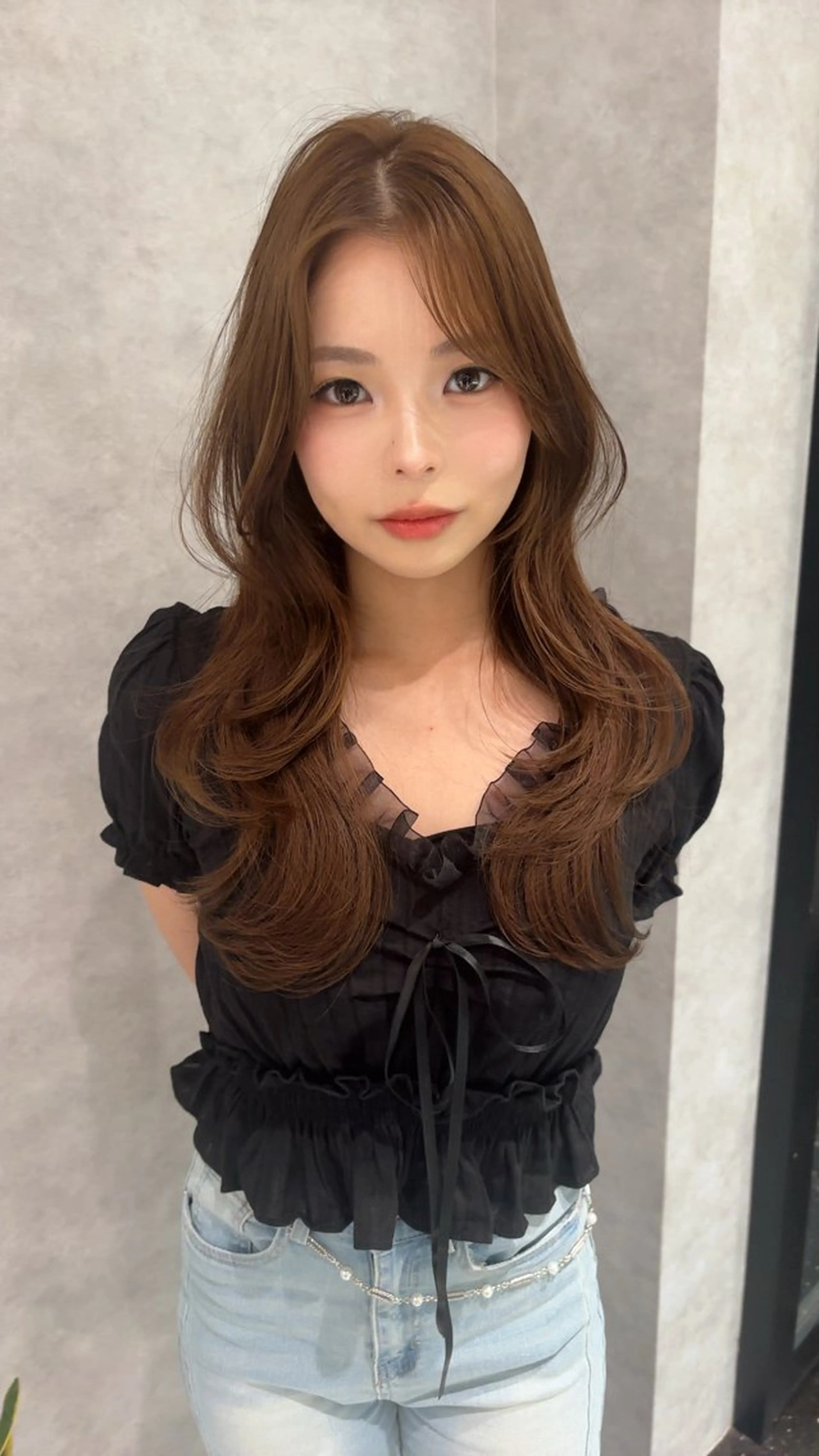 ロング カラー カット ヘアカラー トリートメント 透明感カラー/艶髪 髪質改善/AYARIのヘアスタイル
