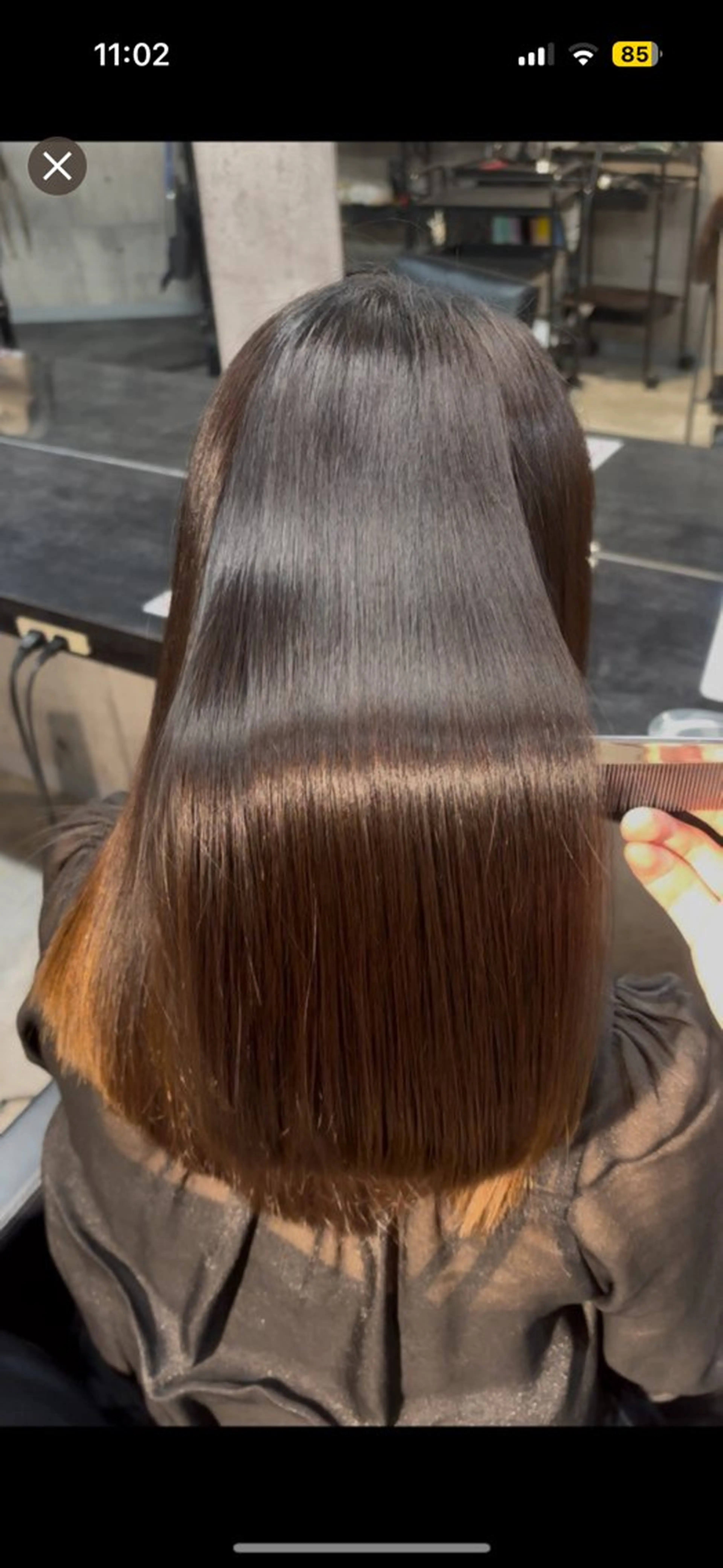 ロング 縮毛矯正 縮毛矯正 溝渕朋也 /髪質改善ストレートのヘアスタイル