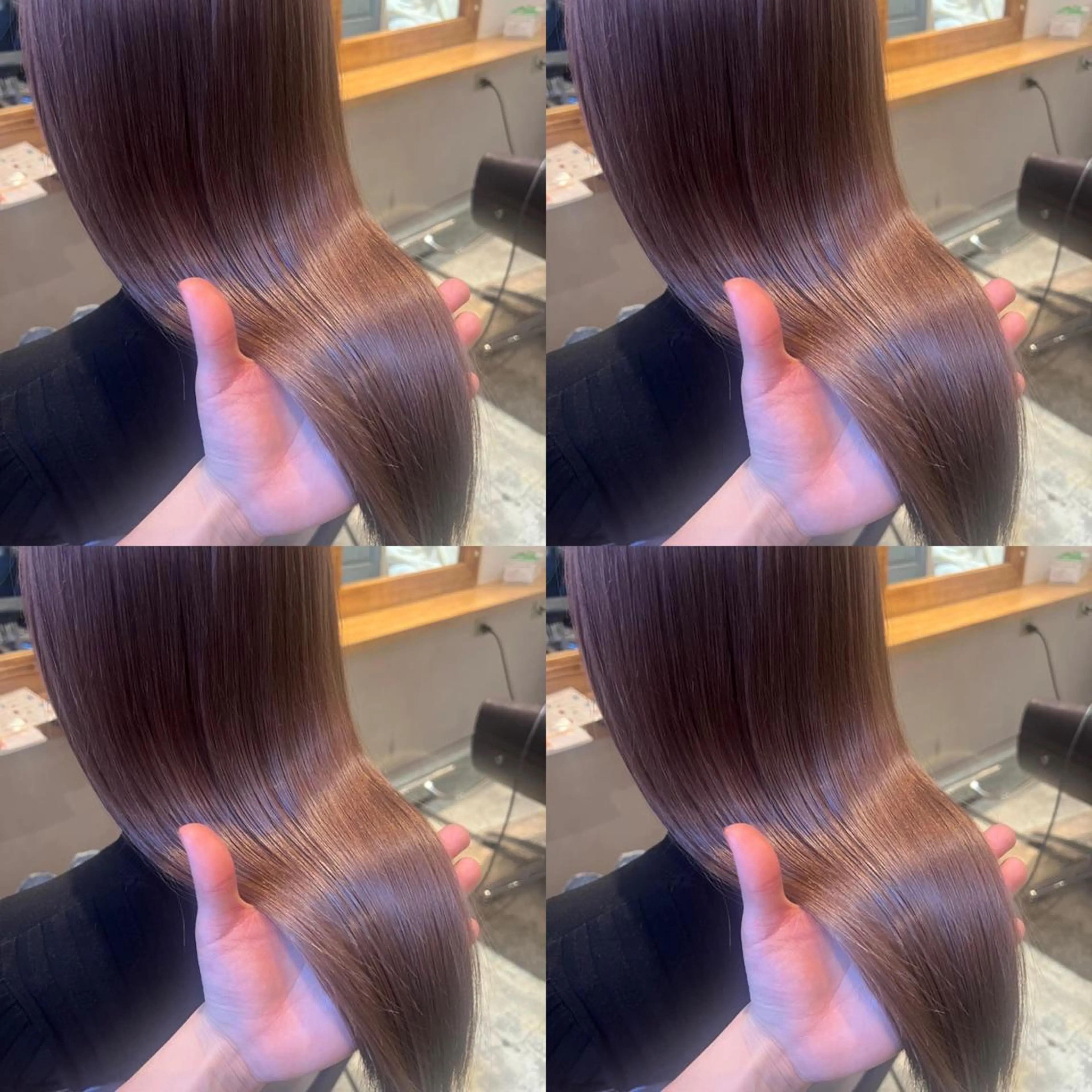 ロング カラー カット ヘアカラー トリートメント 店長✨️韓国ヘア✖️ 髪質改善カラー／純大のヘアスタイル