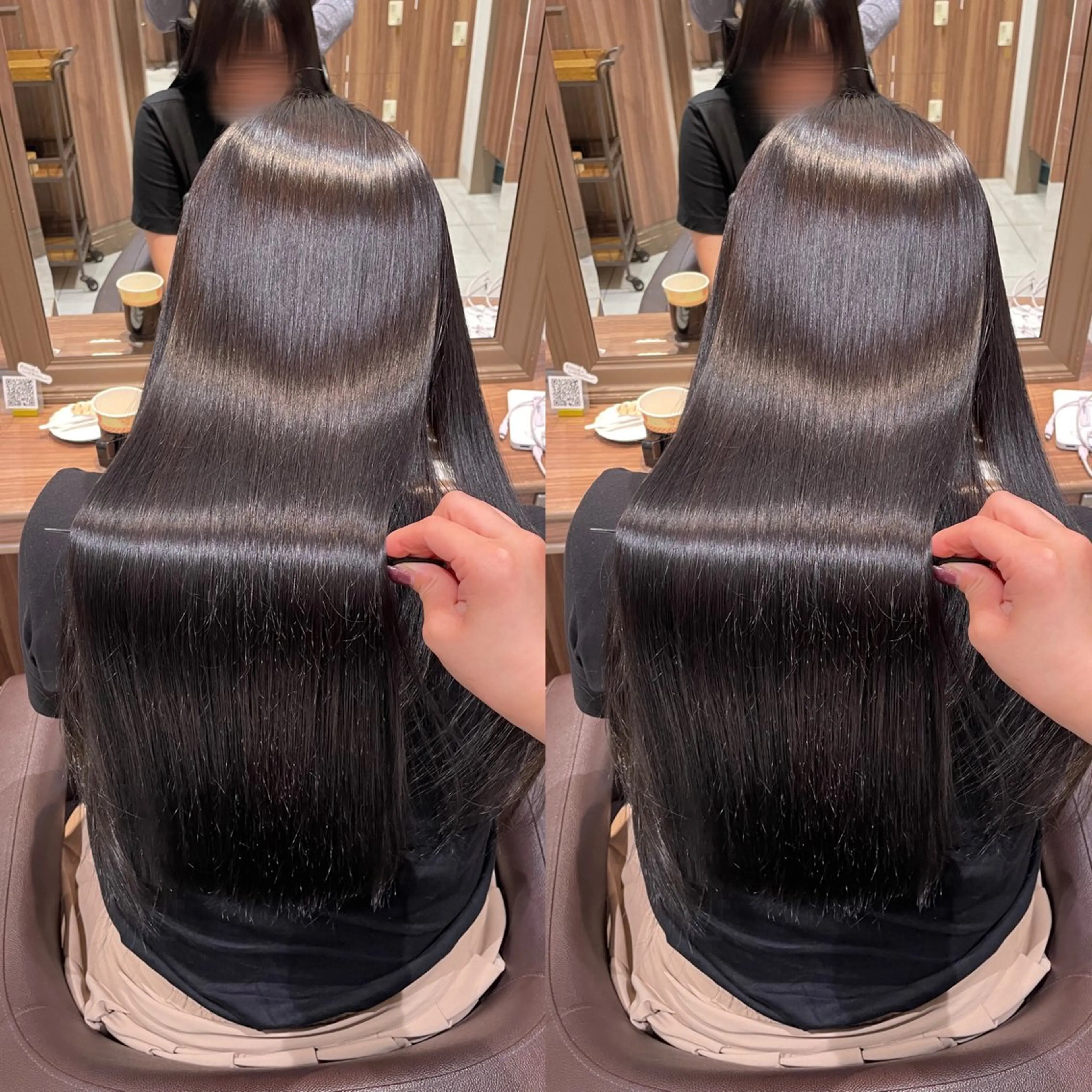 ロングorボブカット+💠美髪縮毛矯正+🫧3stepトリートメントの写真