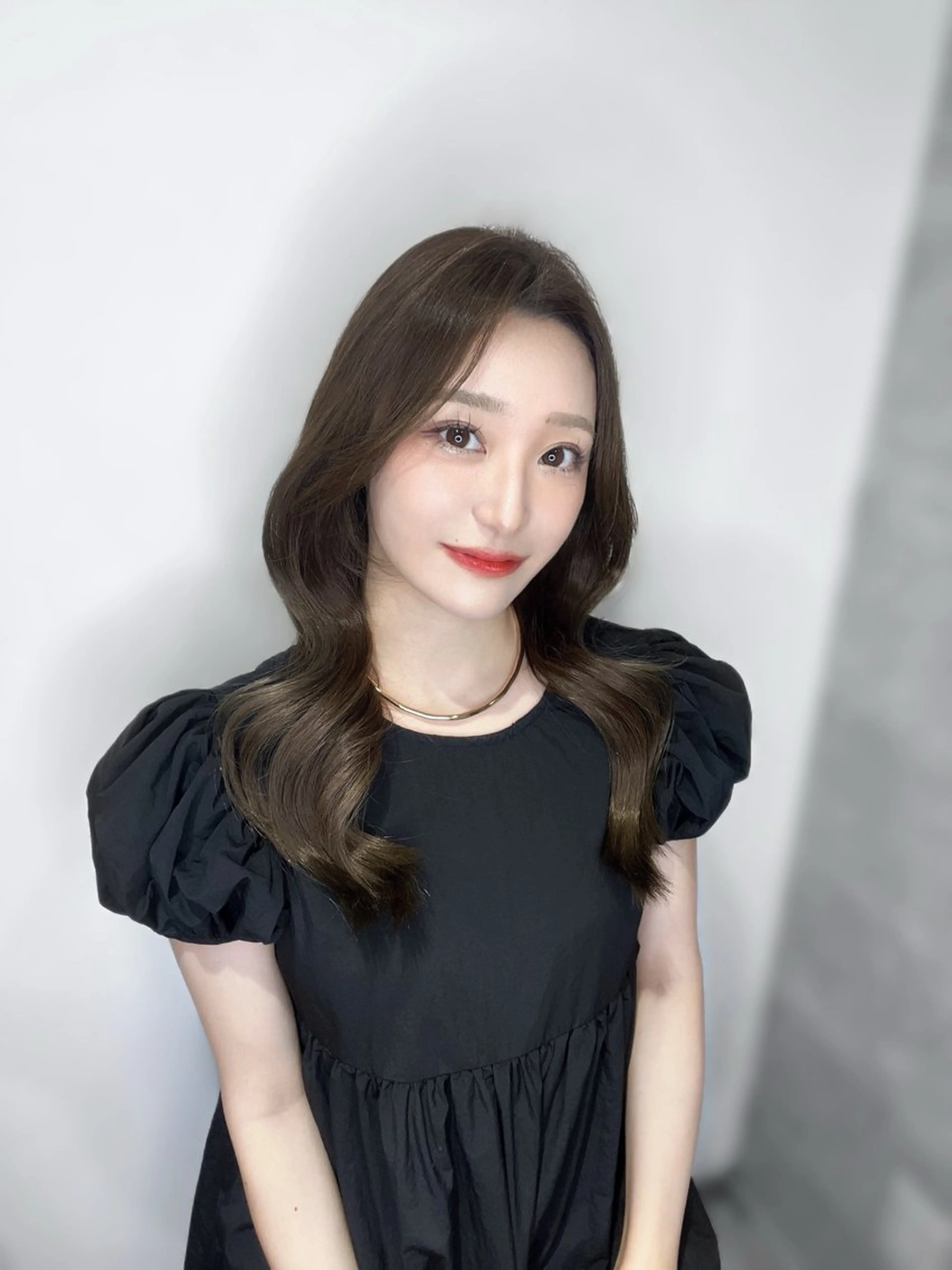 セミロング カラー ベージュカラー オリーブベージュ 韓国風ヘア レイヤーカット トリートメント 🏅韓国ヘア/新宿/ レイヤー/KSukeのヘアスタイル