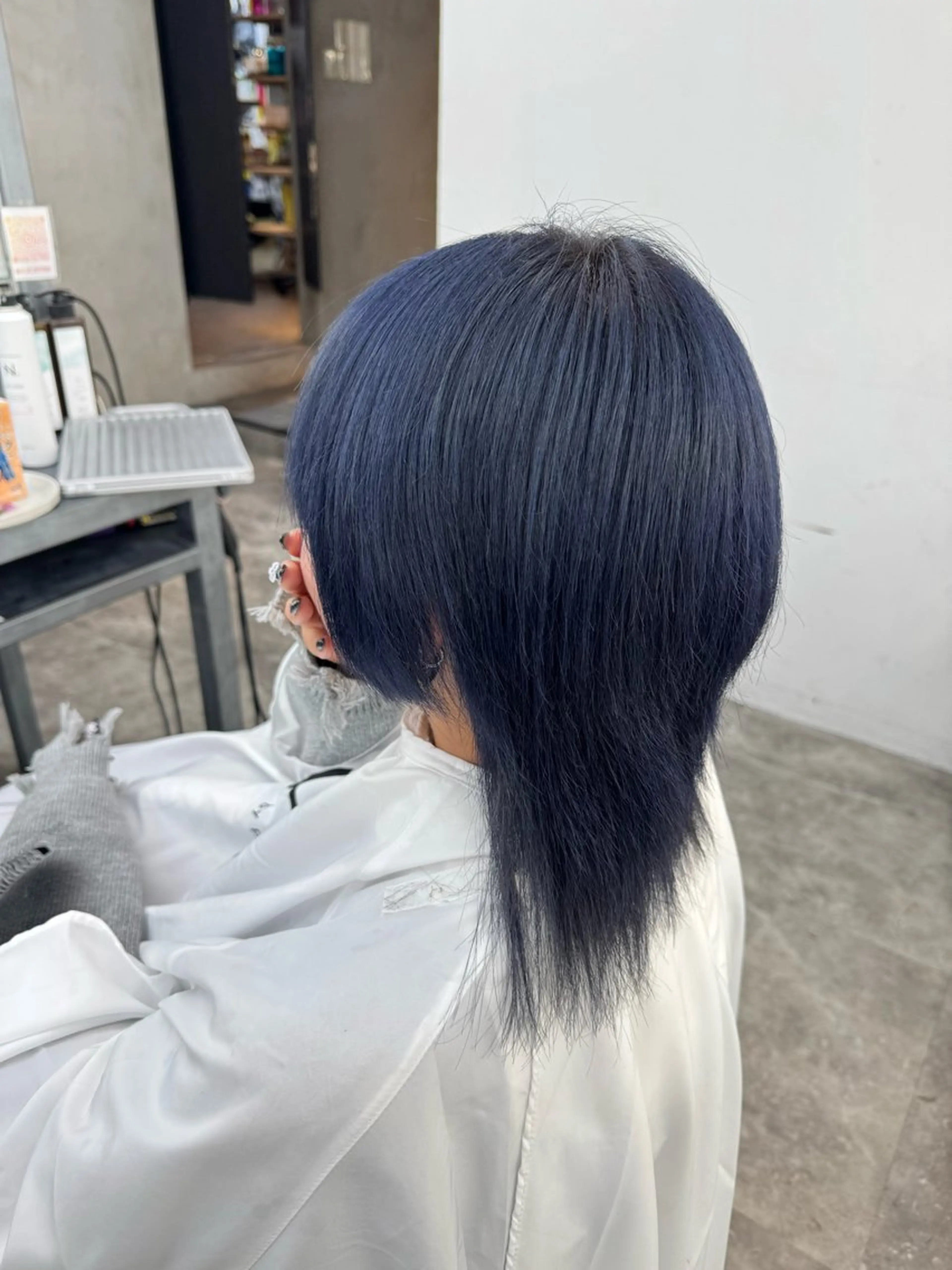 ミディアム カラー 蓮田 好良のヘアスタイル