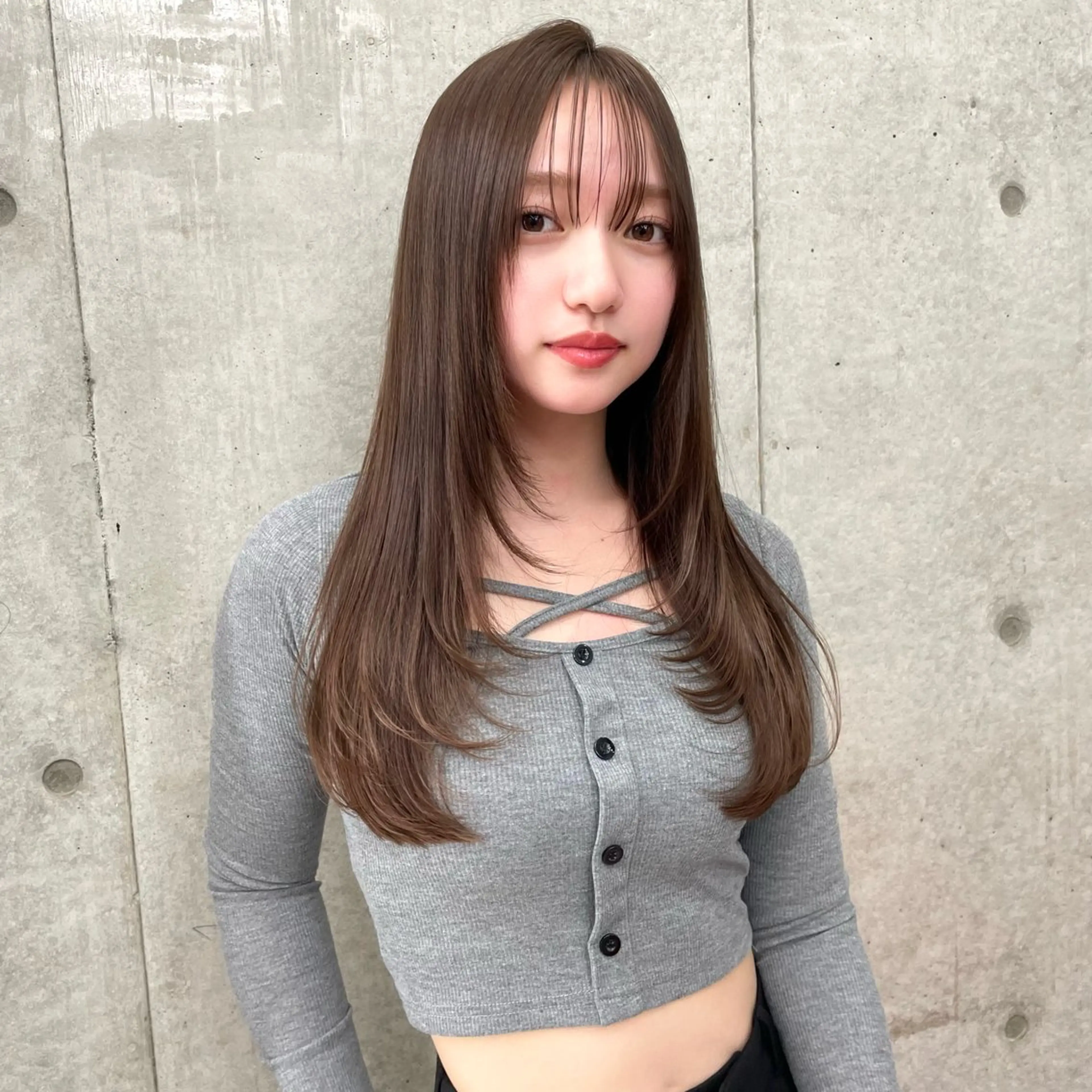 ロング カラー カット ヘアカラー トリートメント 韓国ヘア🇰🇷 レイヤー/芝春樹のヘアスタイル