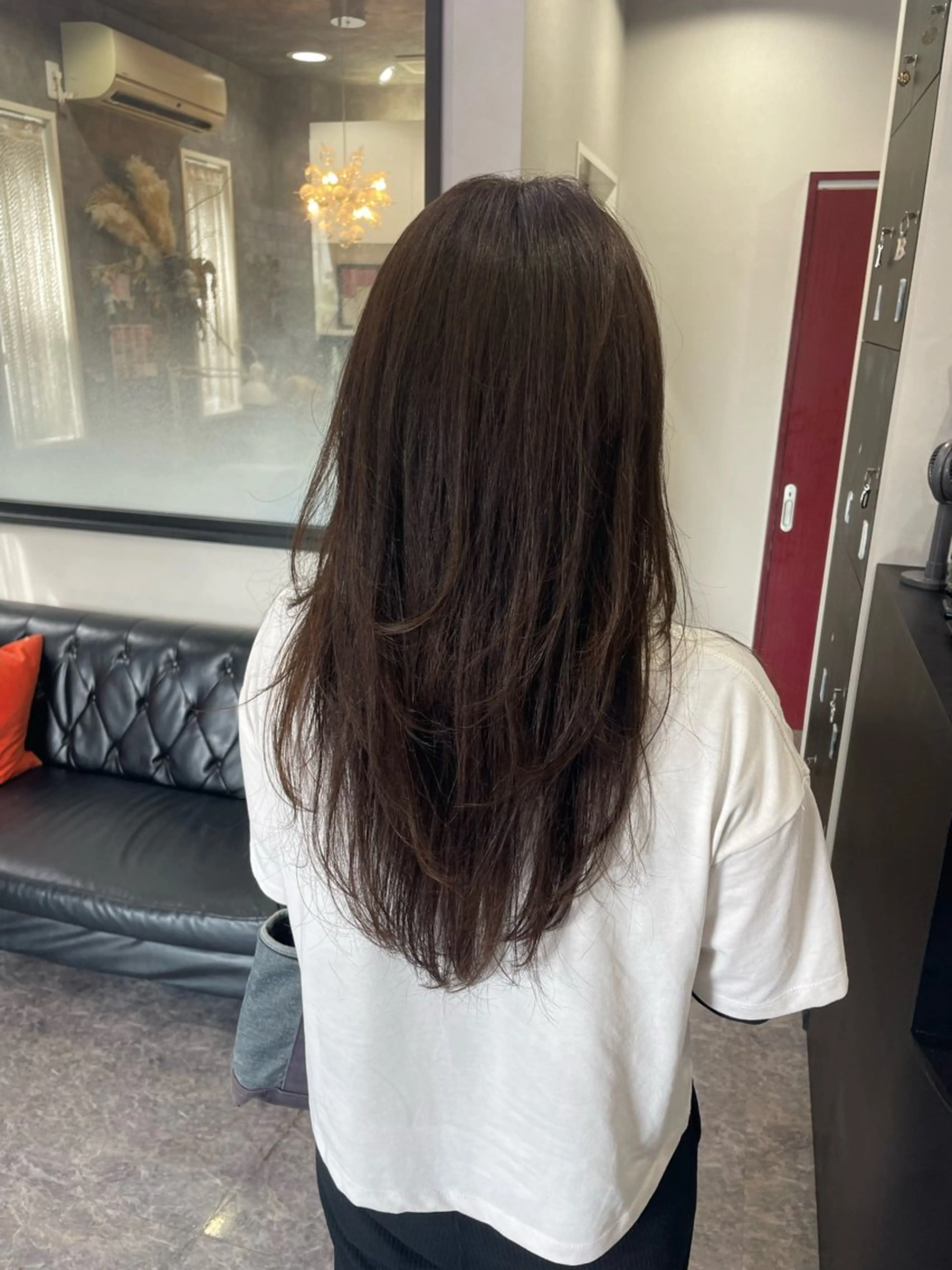 ロング カラー ヘアカラー 友滝 真菜美のヘアスタイル