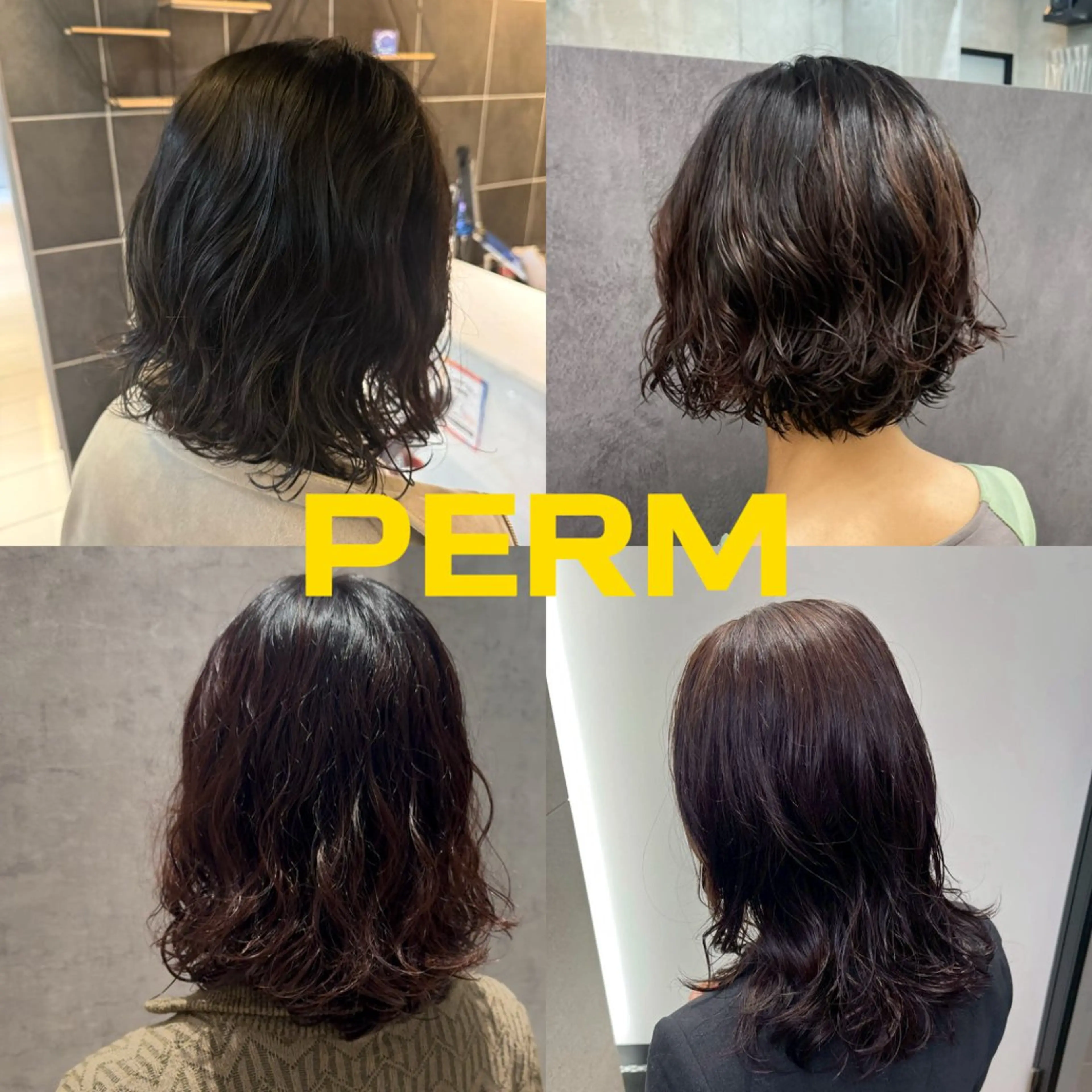 ミディアム ミディアムパーマ パーマ cura所属・ボブパーマ/カラー RIN⋆⸜🔔⸝‍⋆のヘアスタイル