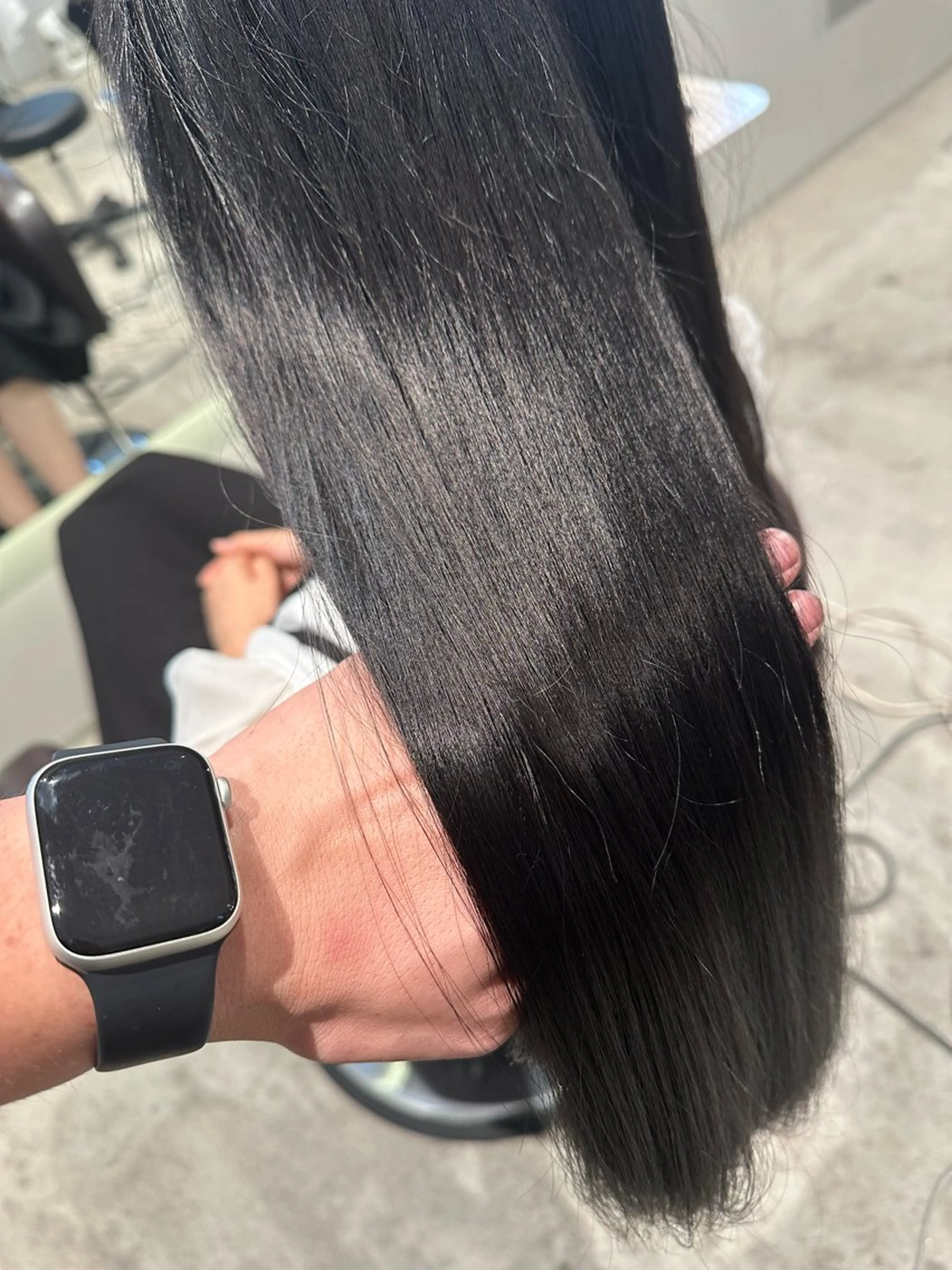 セミロング 縮毛矯正 中林優太🪸 暖色特化🪸のヘアスタイル