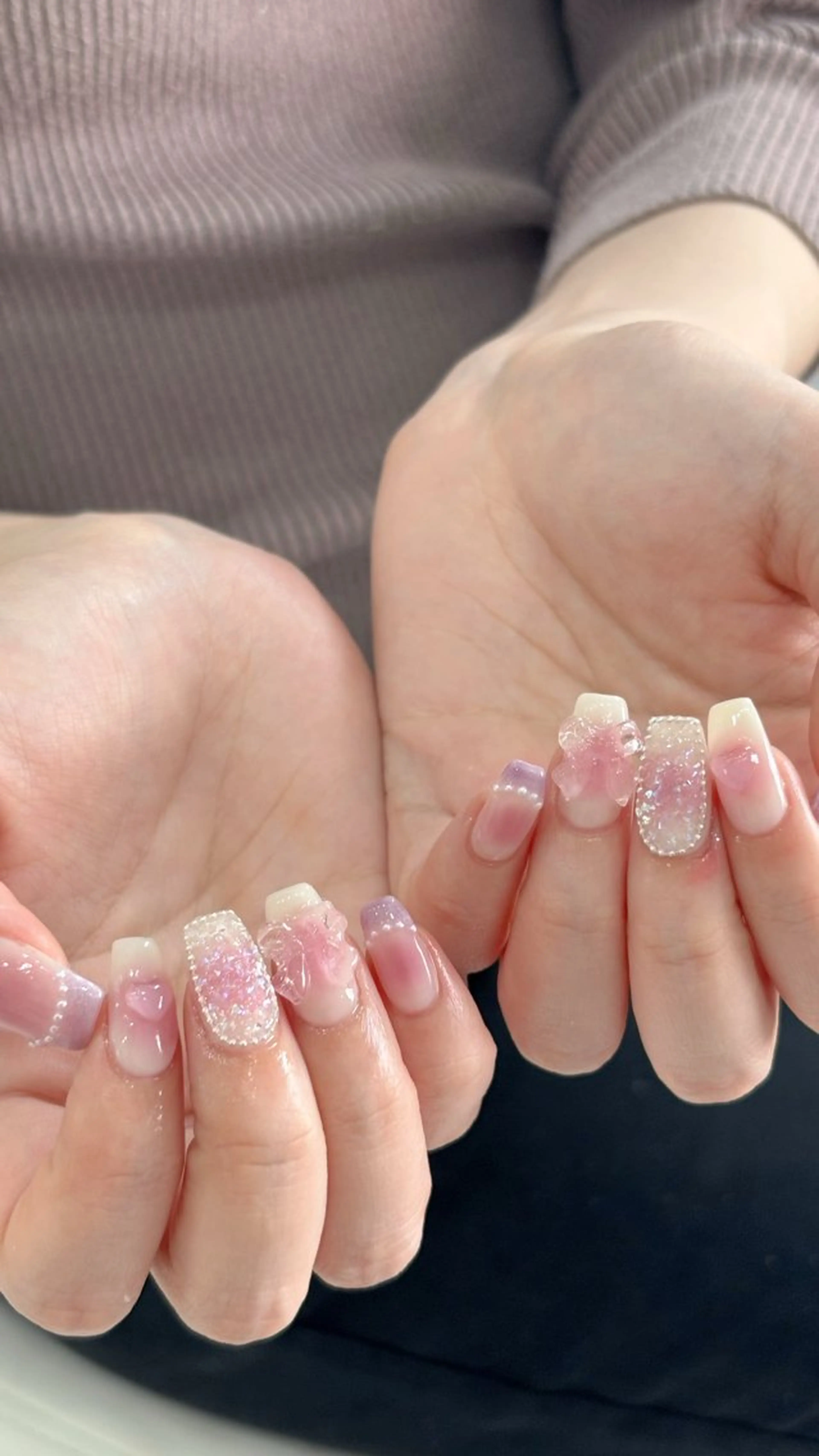 ネイル ハンドネイル 🩰ミキ/韓国♡ girlyネイル🩰のネイルデザイン