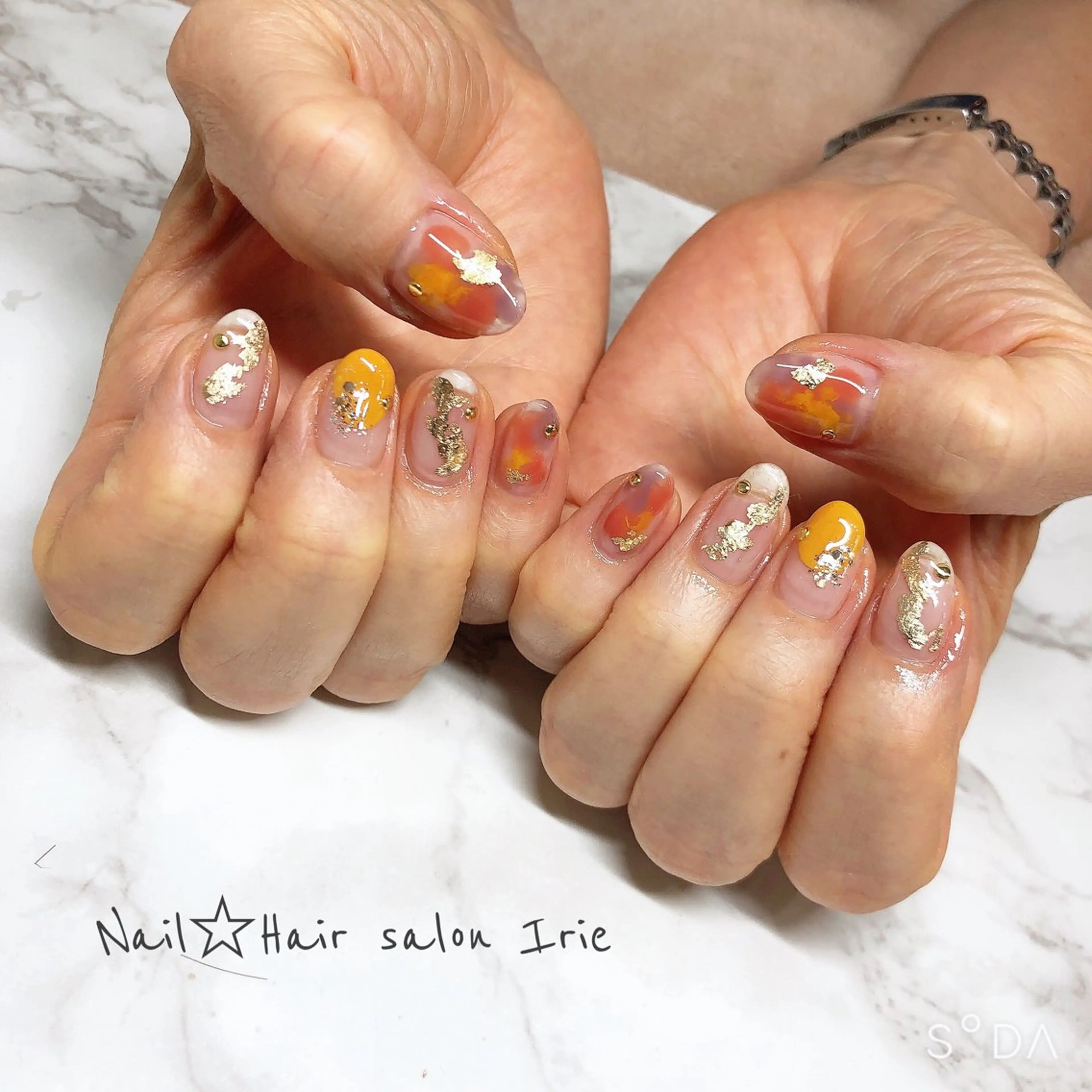 ネイル ハンドネイル Hair salon Irie所属・與儀 知佳のネイルデザイン