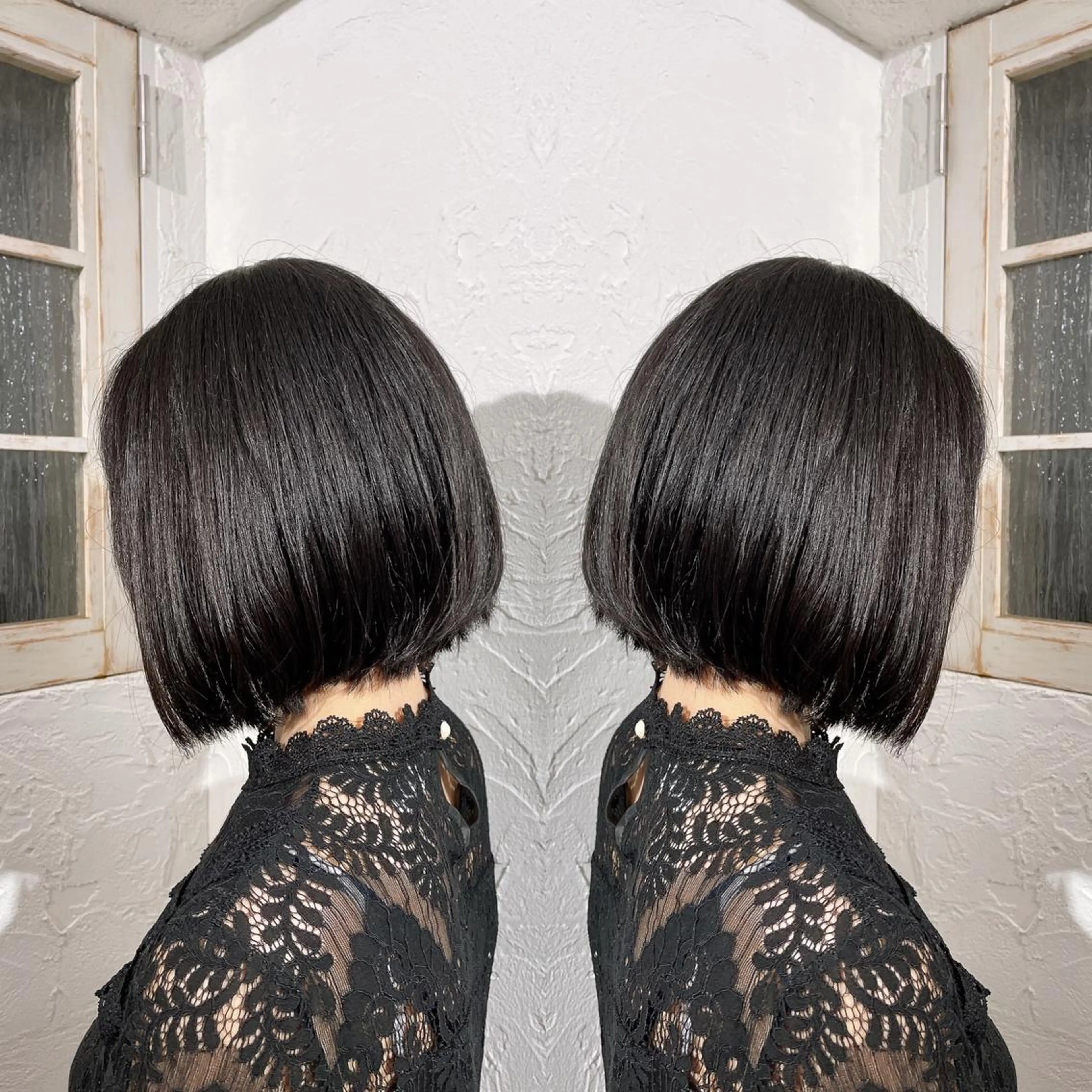 ショート カラー パーマ ヘアアレンジ 髪質改善/縮毛矯正 ボブ/Ryuseiのヘアスタイル