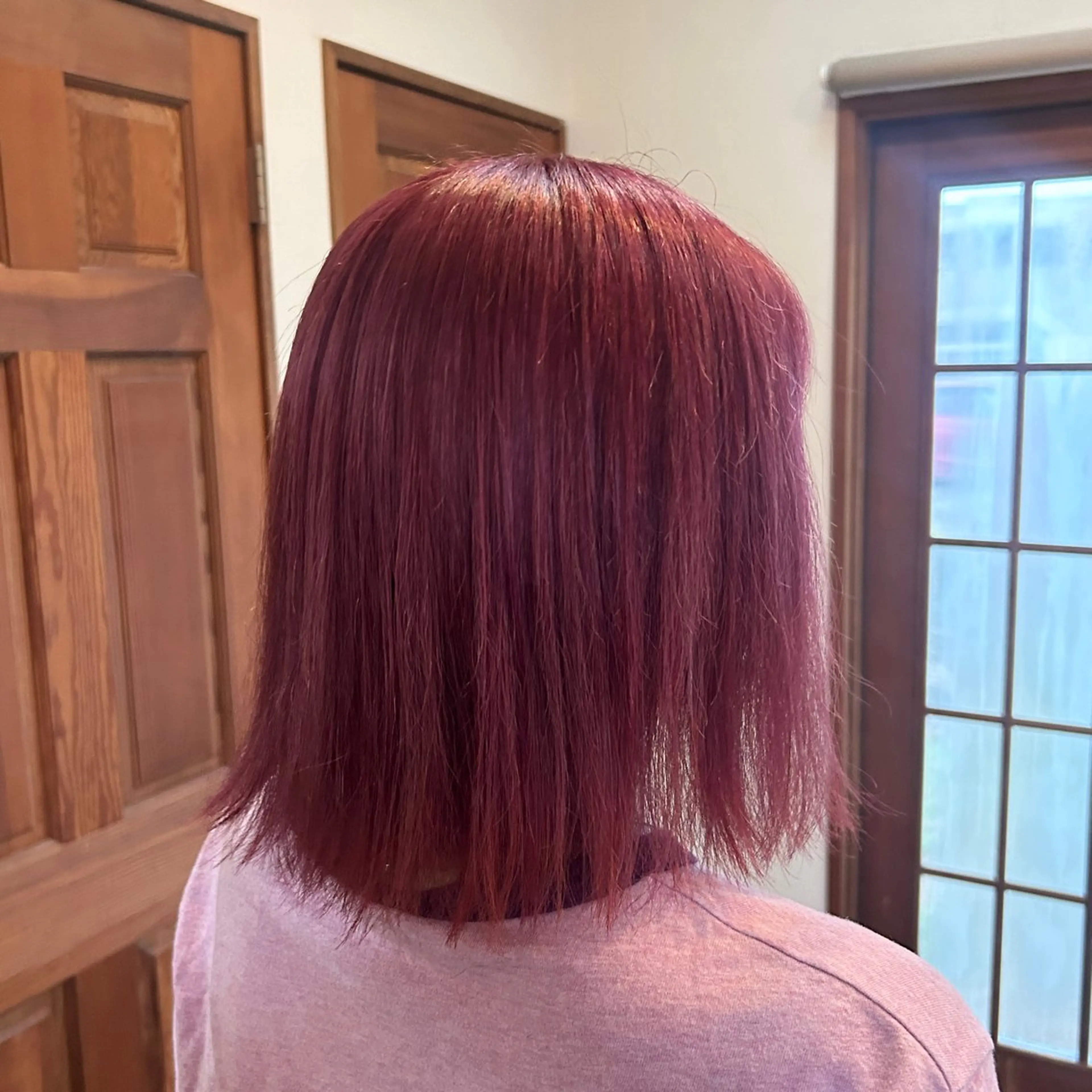 ミディアム 岡本 妃麗のヘアスタイル