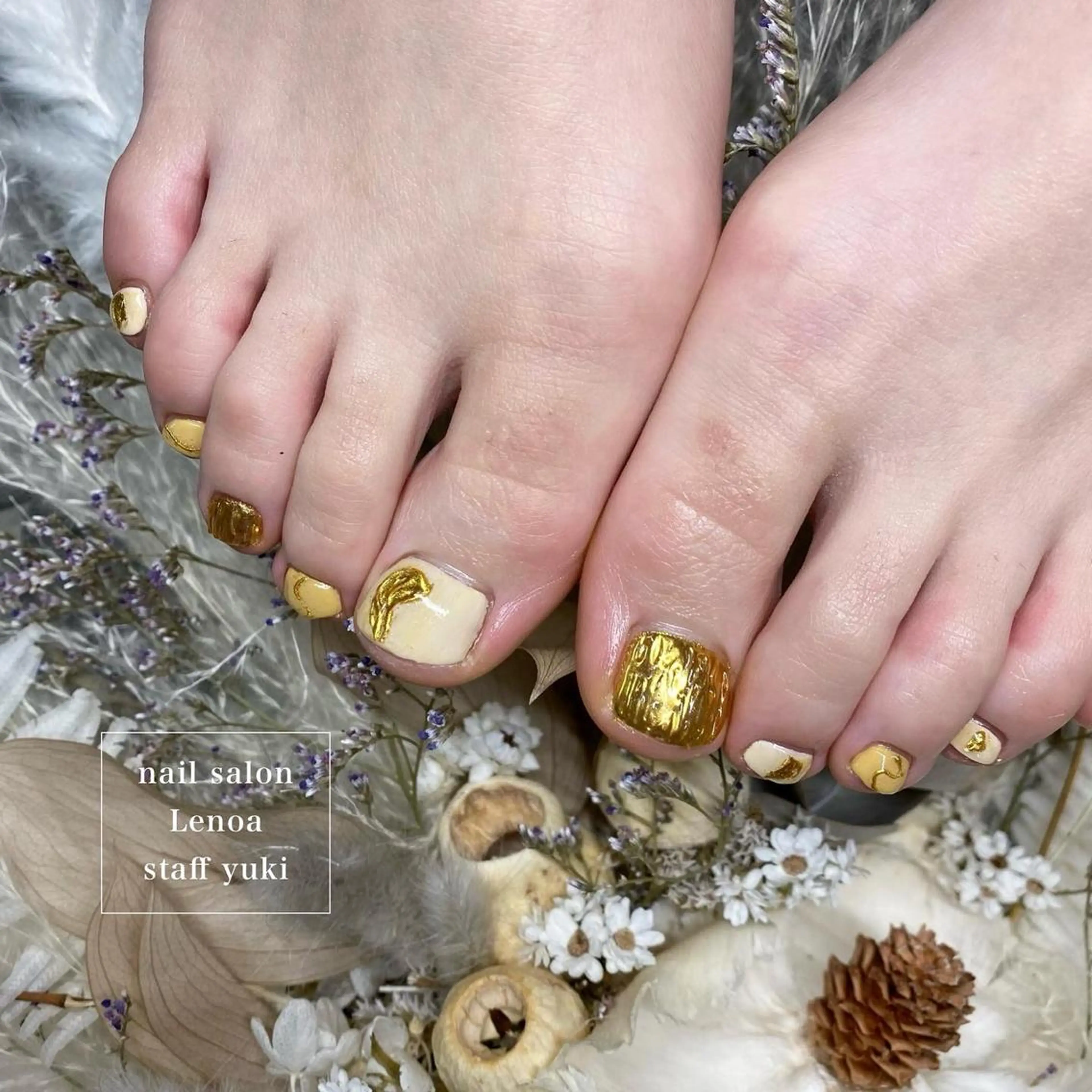 ネイル フットネイル Lenoa Yukiのネイルデザイン