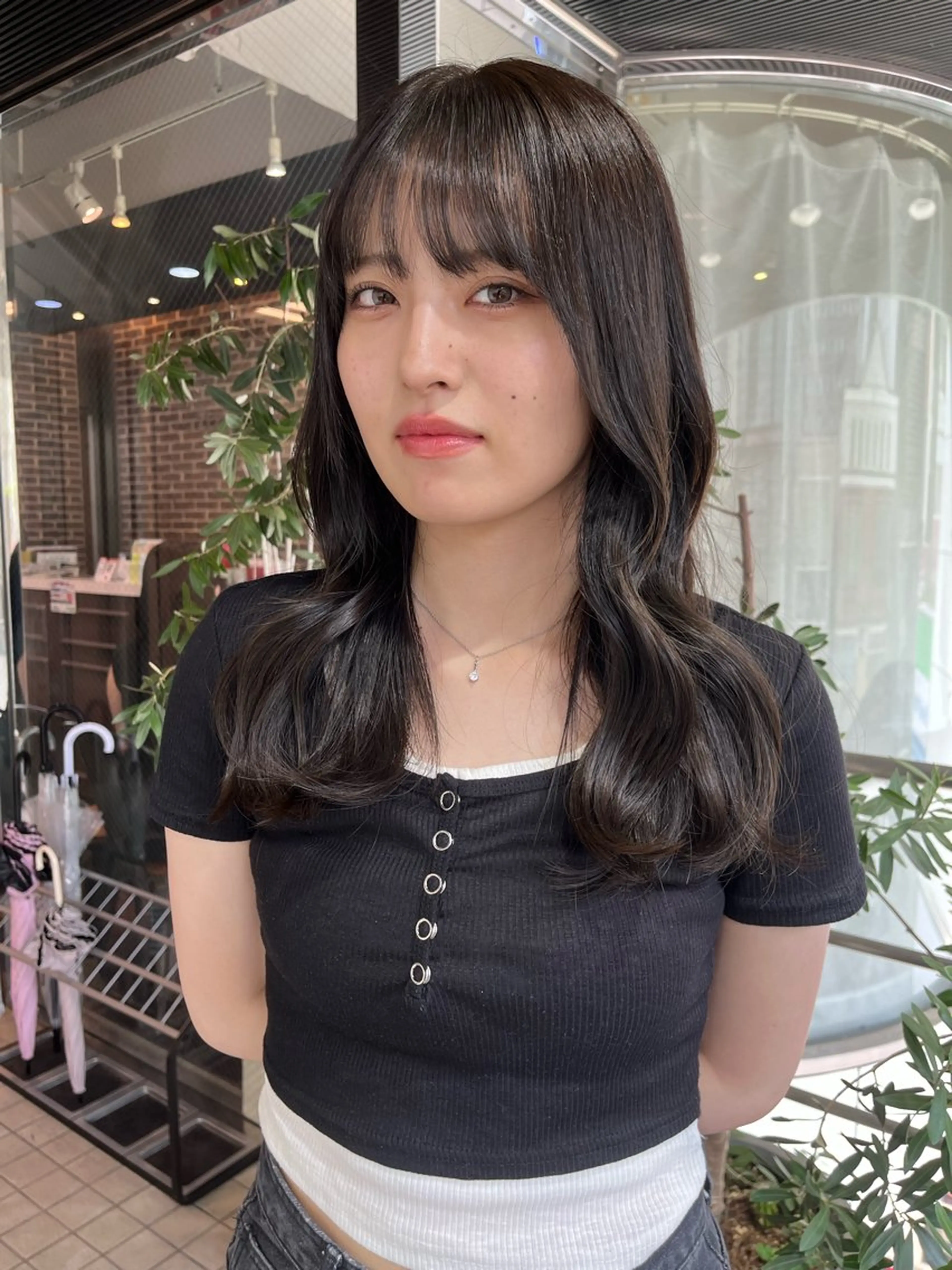 ロング カラー 酸性ストレート 🤍🎀honokaのヘアスタイル