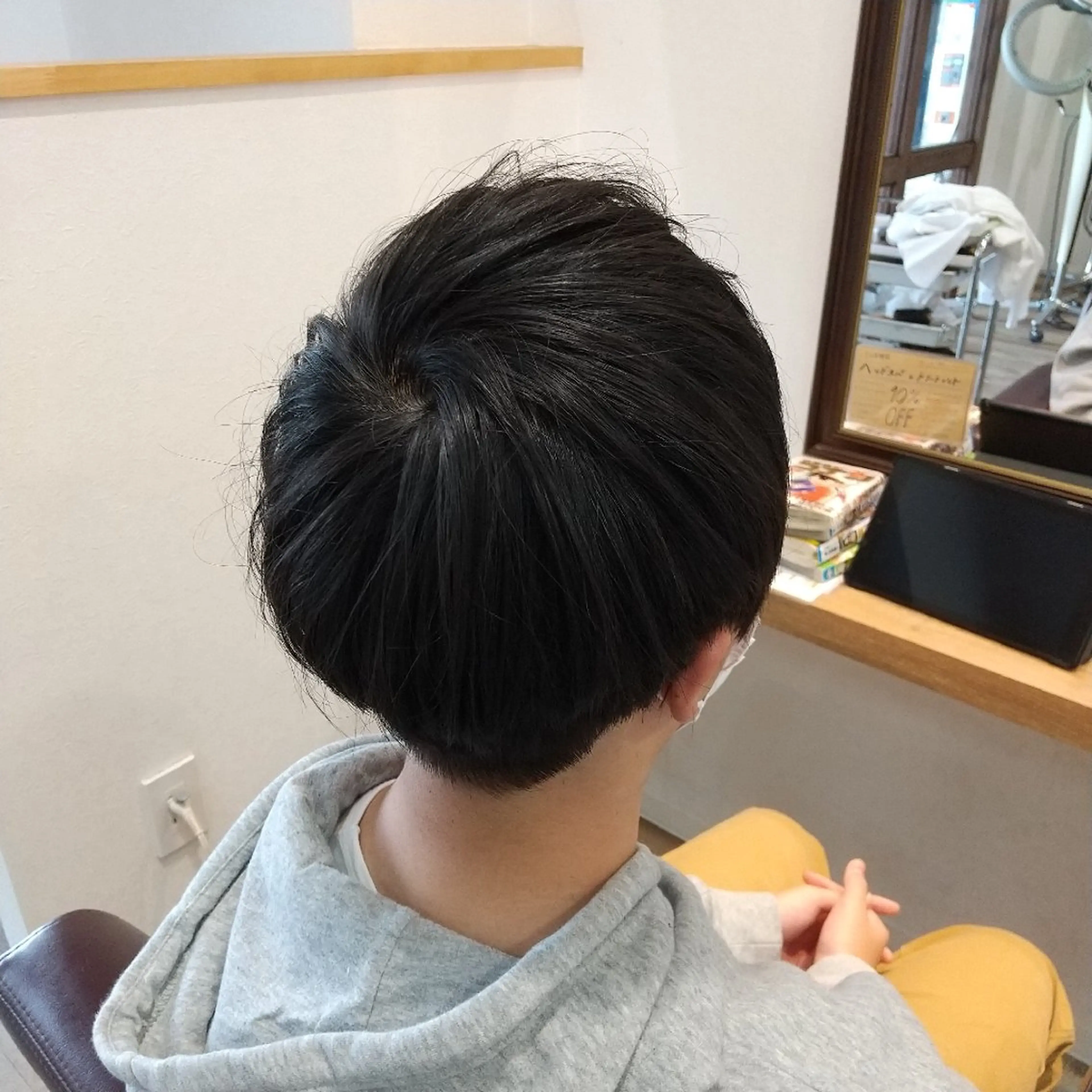 ショート メンズ マッシュ 阪本 俊のヘアスタイル